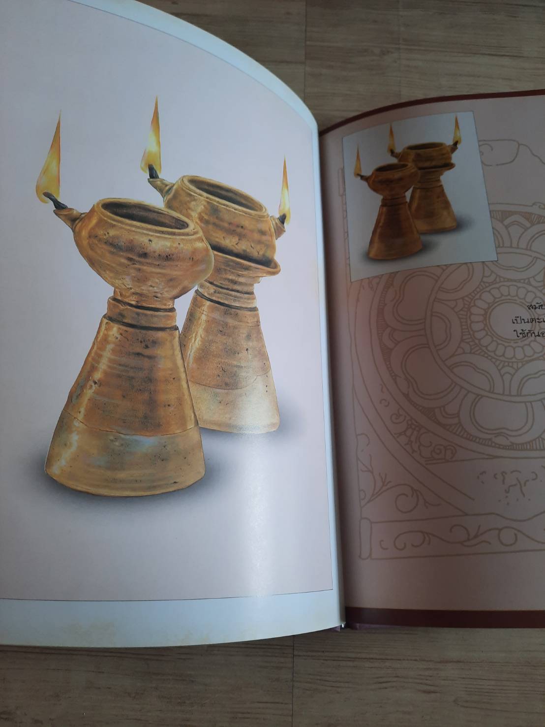 หนังสืออนุรักษ์มรดกไทย เครื่องตามประทีป วุฒิพงศ์ คีรีวงศ์ เรื่อง สวัสดิ์ สุวรรณปักษ์ ภาพ