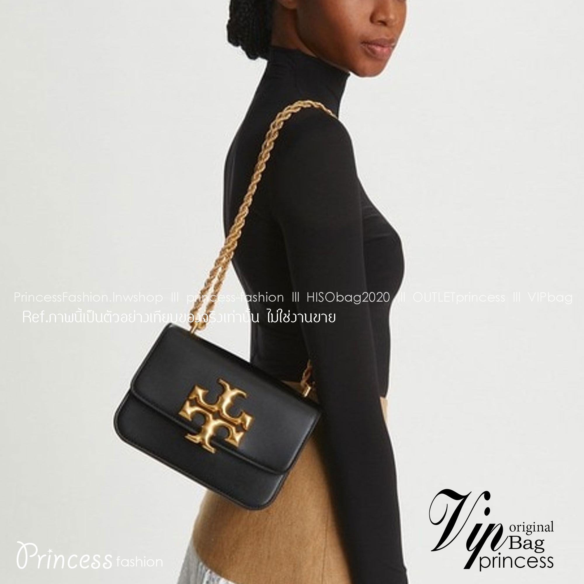Tory Burch Bag / TORY BURCH ELEANOR SMALL CONVERTIBLE SHOULDER BAG ฮอตไอเท็ม รุ่นนี้ขายดีขายหมด สวยหรู คุณหนู ผู้ดี!! หายากมากแล้วน้า กระเป๋าสะพายข้าง ดีไซน์อยู่ทรง ขนาดกำลังสะดวกใช้ เปิด-ปิดด้วยแถบแม่เหล็ก ภายในแบ่งสัดส่วนได้เป็นอย่างดี