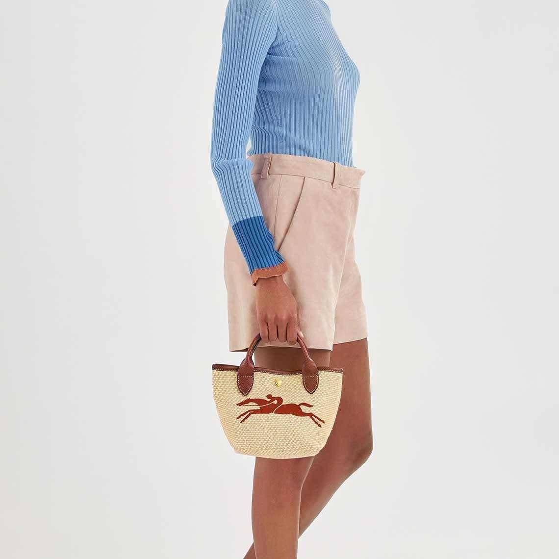 Longchamp Le Pliage Paris-St Tropez Handtasche มาแร้ววววใหม่ล่าสุดนุ้งมินิ ตัลร๊ากกก วัสดุสาน ด้านหน้าปักโลโก้ม้าอันเป็นสัญลักษณ์ของแบรนด์ ทนทานแข็งแรง ใบมินิ น้ำหนักเบา จุของได้เยอะ ใส่กระเป๋าตังค์ โทรศัพท์ iphone+ ได้ ภายในโล่ง มีสายสะพายไหล่ Crossbody 