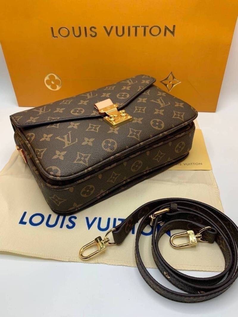 หนังแท้ LOUIS VUITTON POCHETTE MÉTIS พร้อมส่งที่ไทย 2Colors MONOGRAM REVERSE