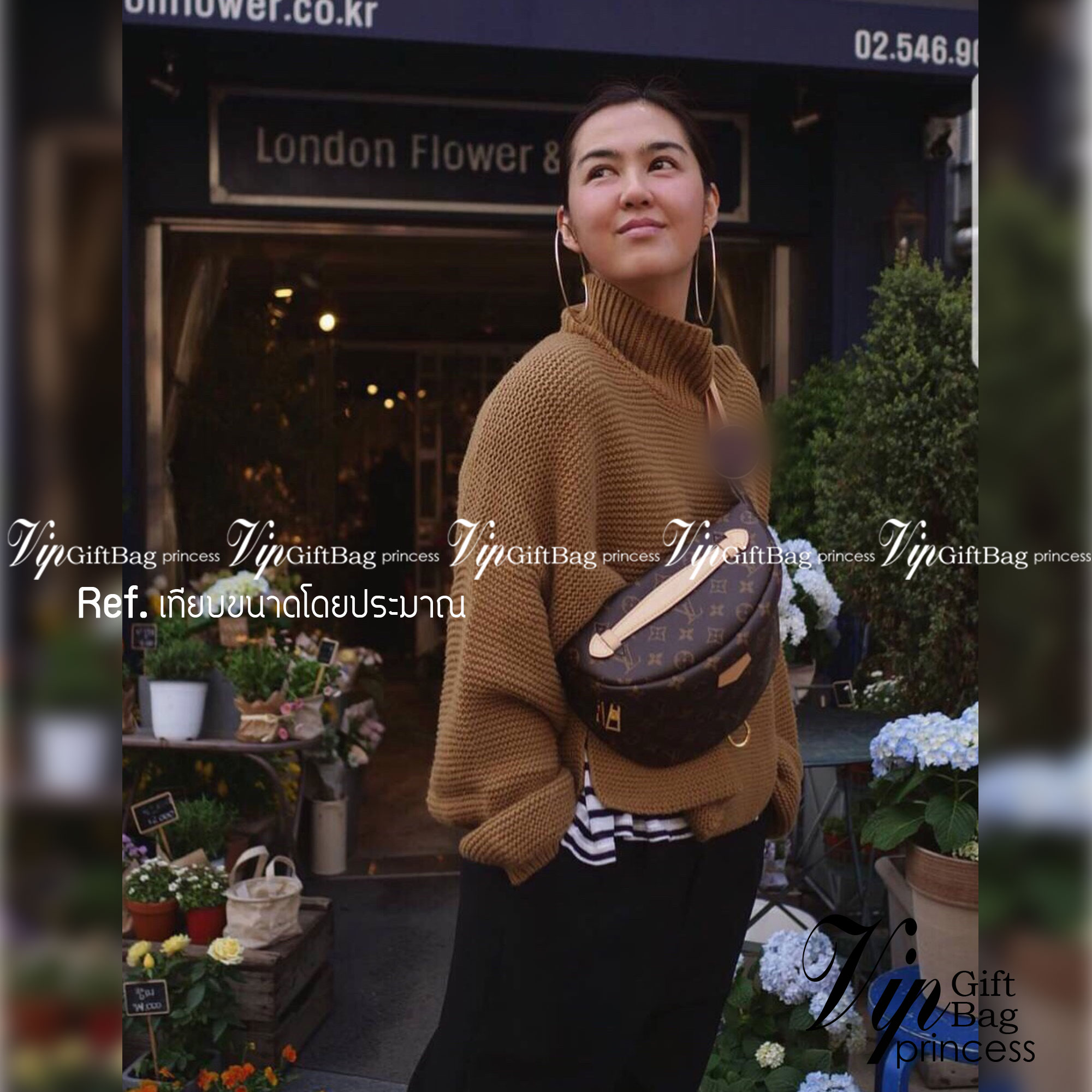 LV BUMBAG MONOGRAM กระเป๋าคาดอกหลุยส์ รุ่นใหม่ ของใหม่ พร้อมส่ง ทรงสวย จุเยอะ เบามากๆ ใช้ได้ทั้งหญิงและชาย