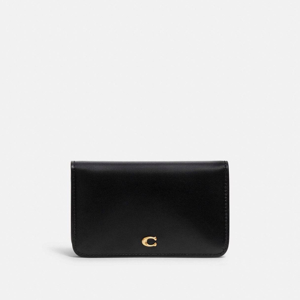 COACH SLIM CARD CASE IN SIGNATURE CANVAS C4818 / C5870 / C4818 กระเป๋าถนอมบัตรกึ่งกระเป๋าสตางค์ เกรดท็อปออริ เกรดดีสุด สลับแท้ 1:1 ใช้ต่างประเทศได้