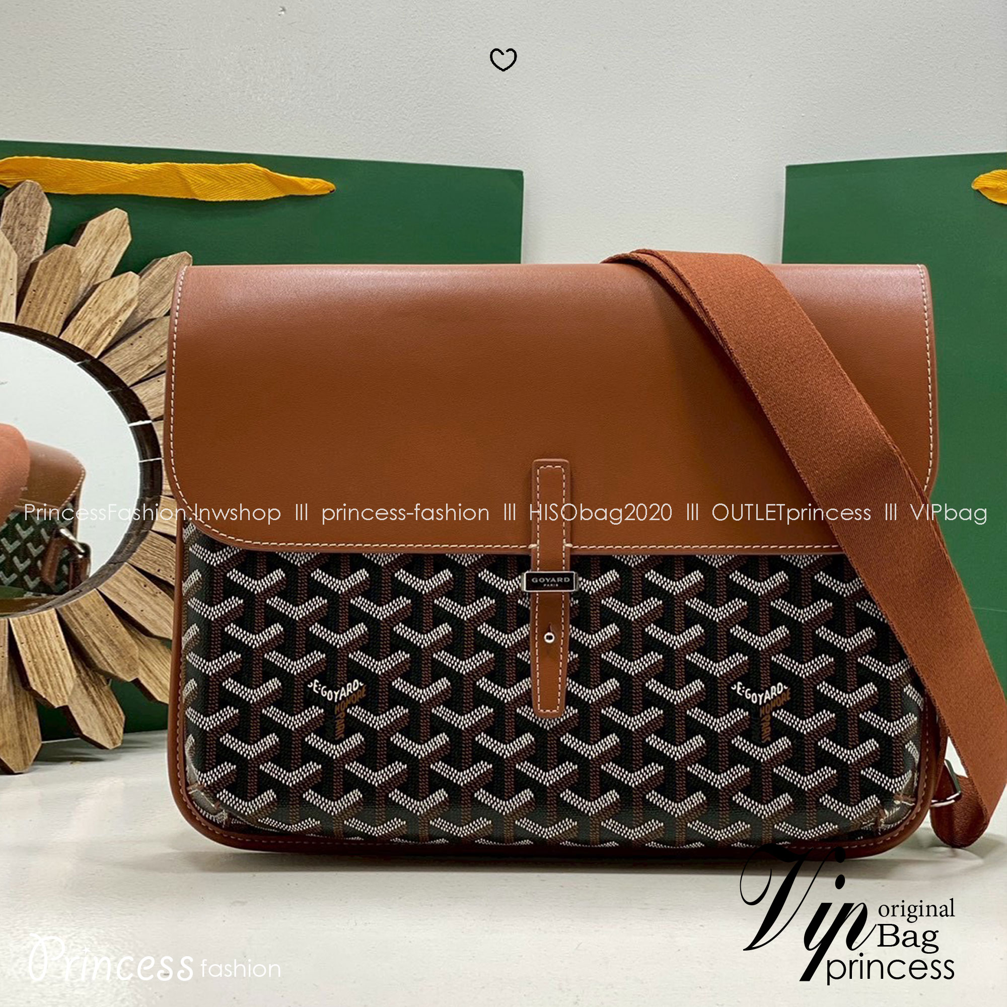 ORI หนังแท้ | Goyard Coursier Messenger bag กระเป๋าแมสเซ็นเจอร์ดีไซน์ใหม่ กะทัดรัดใช้งานได้อย่างคล่องตัว เหมาะมากสำหรับสายสปอร์ต ที่สุดของความหรูตอบโจทย์การใช้งาน ใบจริงสวยงามตามรูปค่ะ