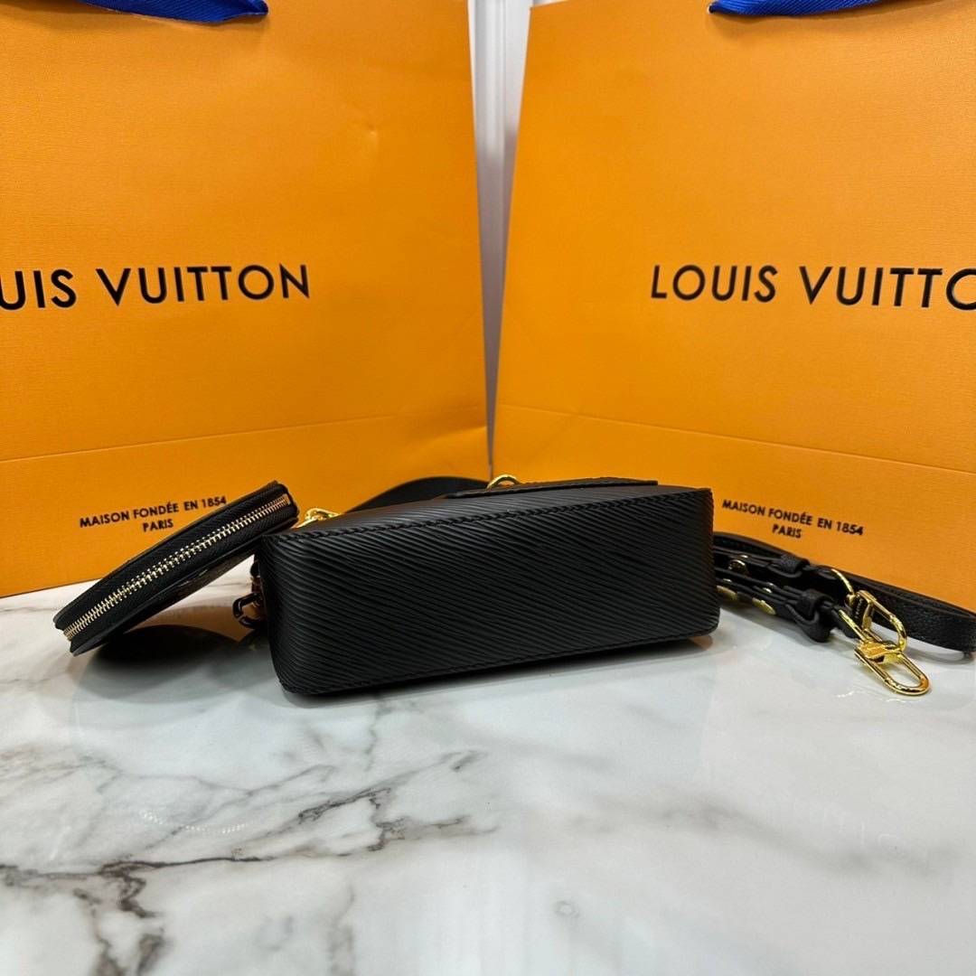 ORI หนังแท้ | LV x TM Marellini bag กระเป๋าสะพายหนัง Epi ตกแต่งดีเทล Monogram Multicolor โดดเด่นด้วยดีไซน์ที่ผสานความสง่างามและความทันสมัย เรียบหรู ถือออกงานได้สบายๆ