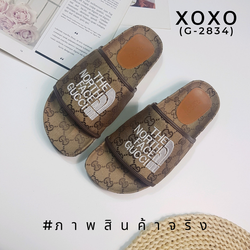 Gucci Sandals แตะงานสวม สวย ดูแพงเกินราคา ตัวใหม่ล่าสุด ชนช้อป แอดบอกเลยงานนี้ต้องมี วัสดุผ้าลาบแบรยด์ ด้านหน้างานปัก รุ่นคอลเลคชั่นใหม่ ด้านในรองฟองน้ำนุ่ม พื้นร่องบุ๋ม กระชับเท้า น้ำหนักเบา แมทส์ชุดง่าย