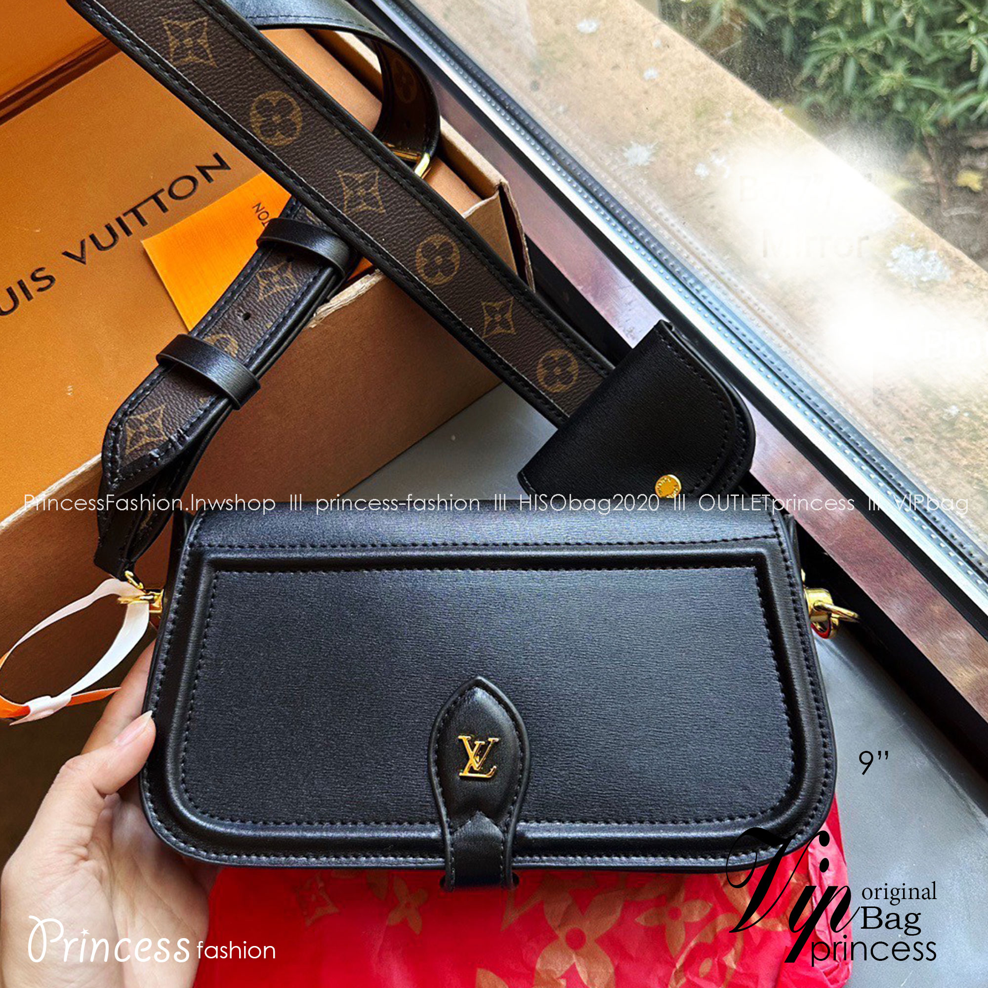 พร้อมส่ง 2 ไซส์ 💖💖 LV officier crossbody bag / LV Officier Pouch With Strap กระเป๋าสะพายดีไซส์คล่องตัว เท่ๆ คูลๆ ใช้งานสะดวก พร้อมใบลูกน่ารัก และสายสะพายเส้นใหญ่