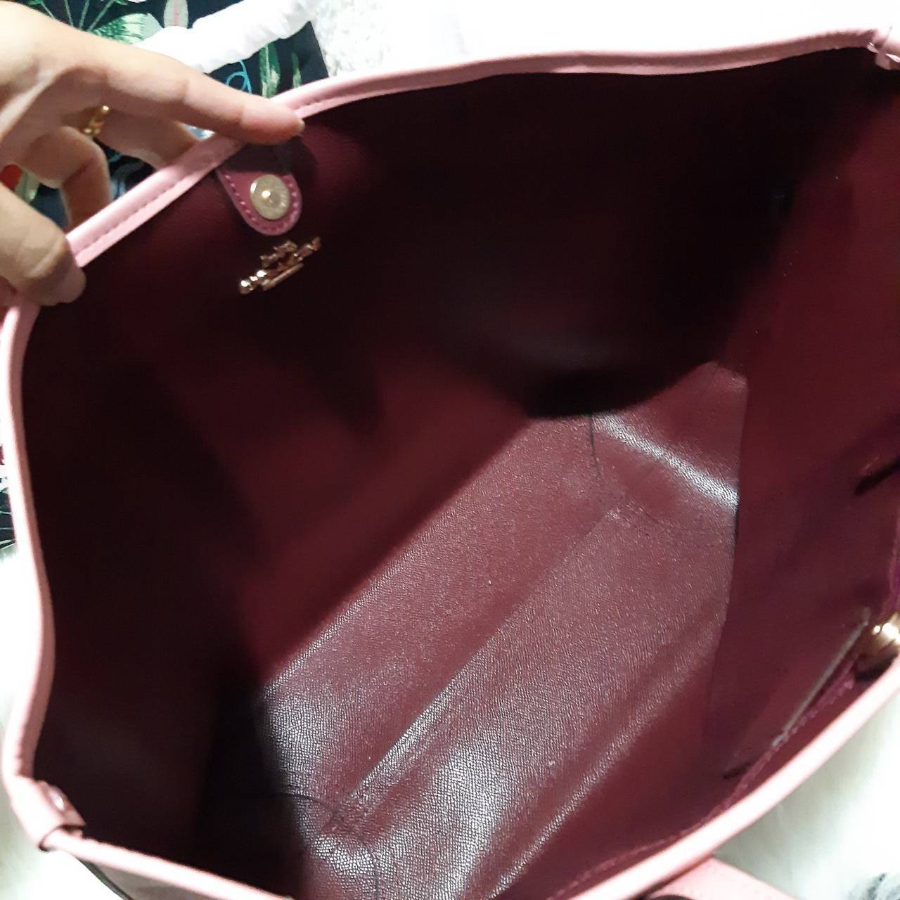 ของแท้ 💯% COACH C5696 CITY TOTE IN SIGNATURE CANVAS กระเป๋าถือทรงโท้ทใบใหญ่ ใส่ของได้ของครบครัน รุ่นใหม่ล่าสุด