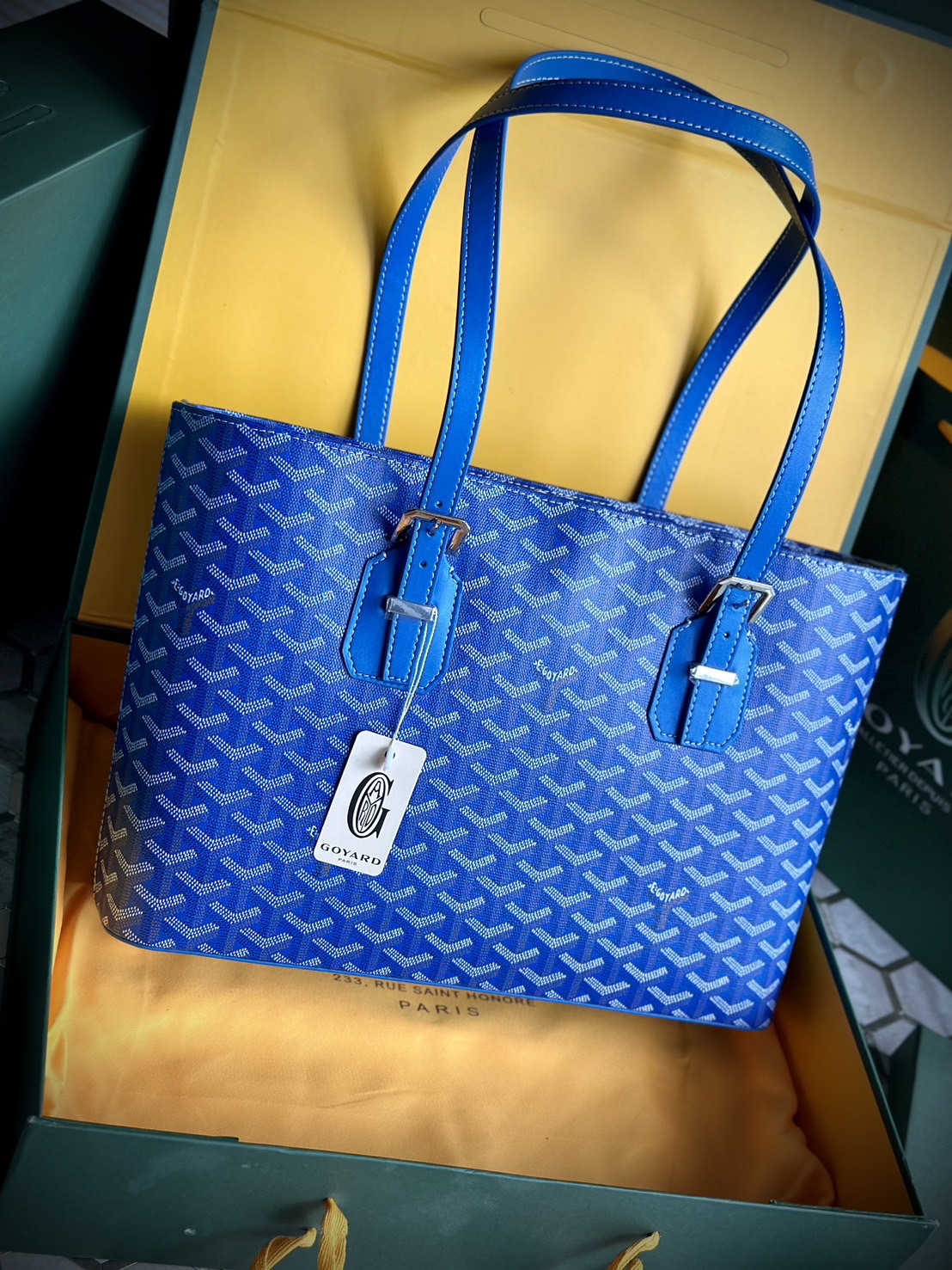GOYARD Goyardine Sac Marie Galante MM / GOYARD Tote Bag กระเป๋าทรงโท้ทจุของได้เยอะ งานสวยเนี๊ยบ เกรดออริ สลับแท้ 1:1 ใช้ต่างประเทศได้