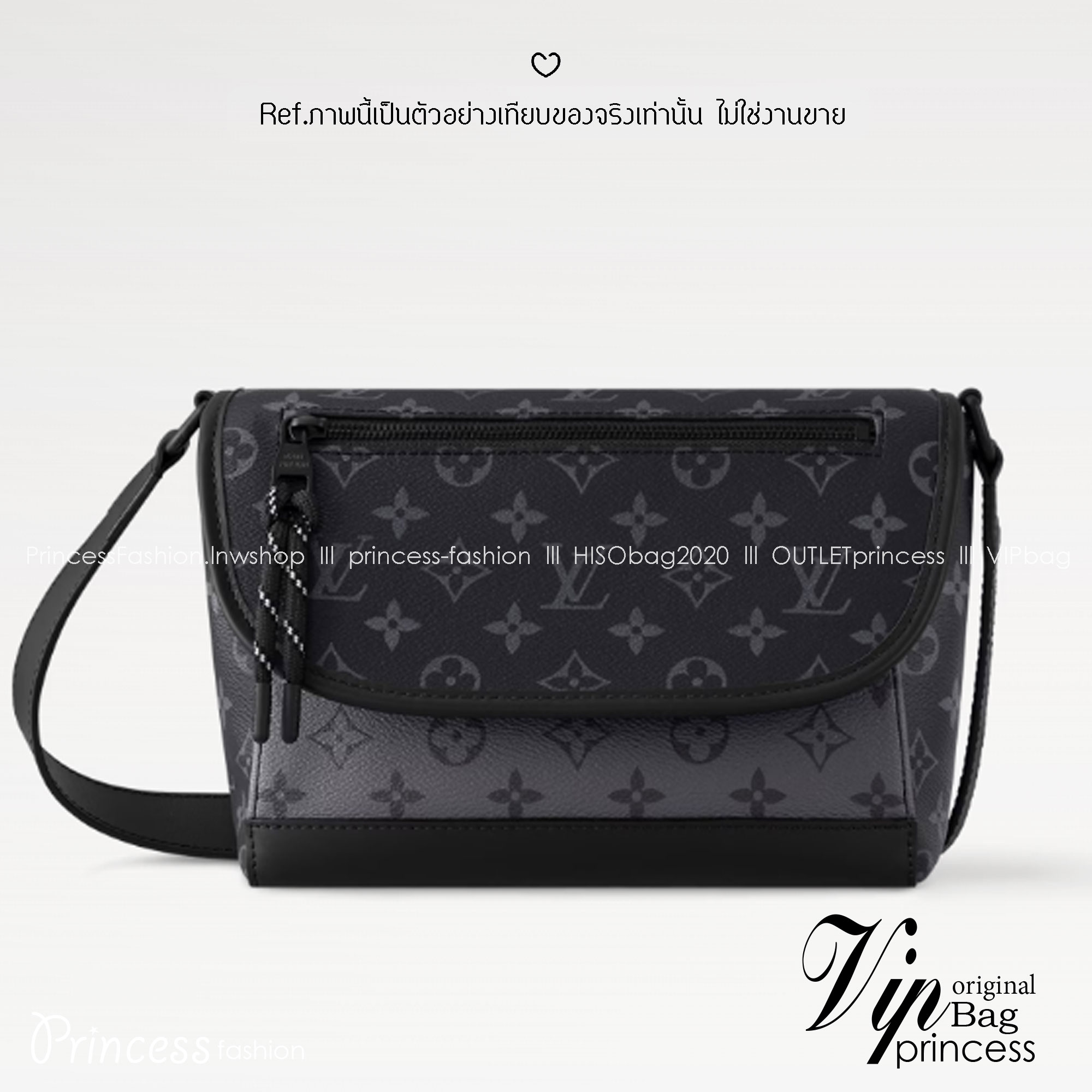VVIP หนังแท้ เกรดดีสุด 1:1 | LV Pulse Messenger กระเป๋าทรงแมสเซ็นเจอร์รุ่นใหม่ล่าสุดจากแบรนด์ หนังลายเกรนผสมแคนวาสโมโนแกรม
