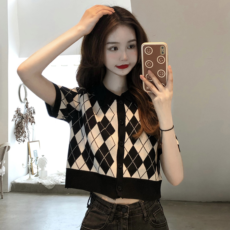 พร้อมส่ง ☎️🚁 Papra rops เสื้อแขนสั้นแต่งลายสวยมากสีดำ (IN36840)