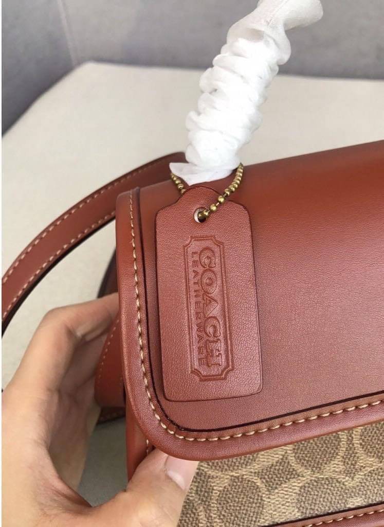 OUTTLET 】Auth Coach 1941 Turnlock Clutch Crossbody Bag พร้อมส่งที่ไทย