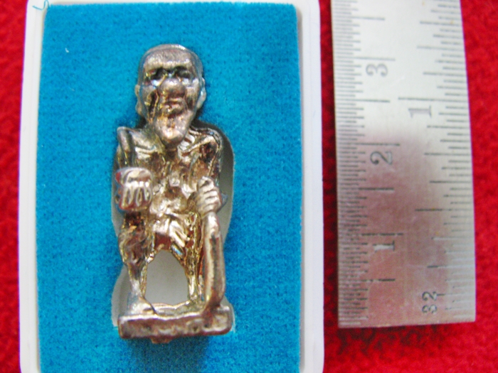 สินค้าหมดค่ะ ชูชกมหาลาภองค์สีเงิน เพิ่มพูนทรัพย์ พร้อมกล่อง(ตั้งบูชาหน้ารถได้)ค่ะ