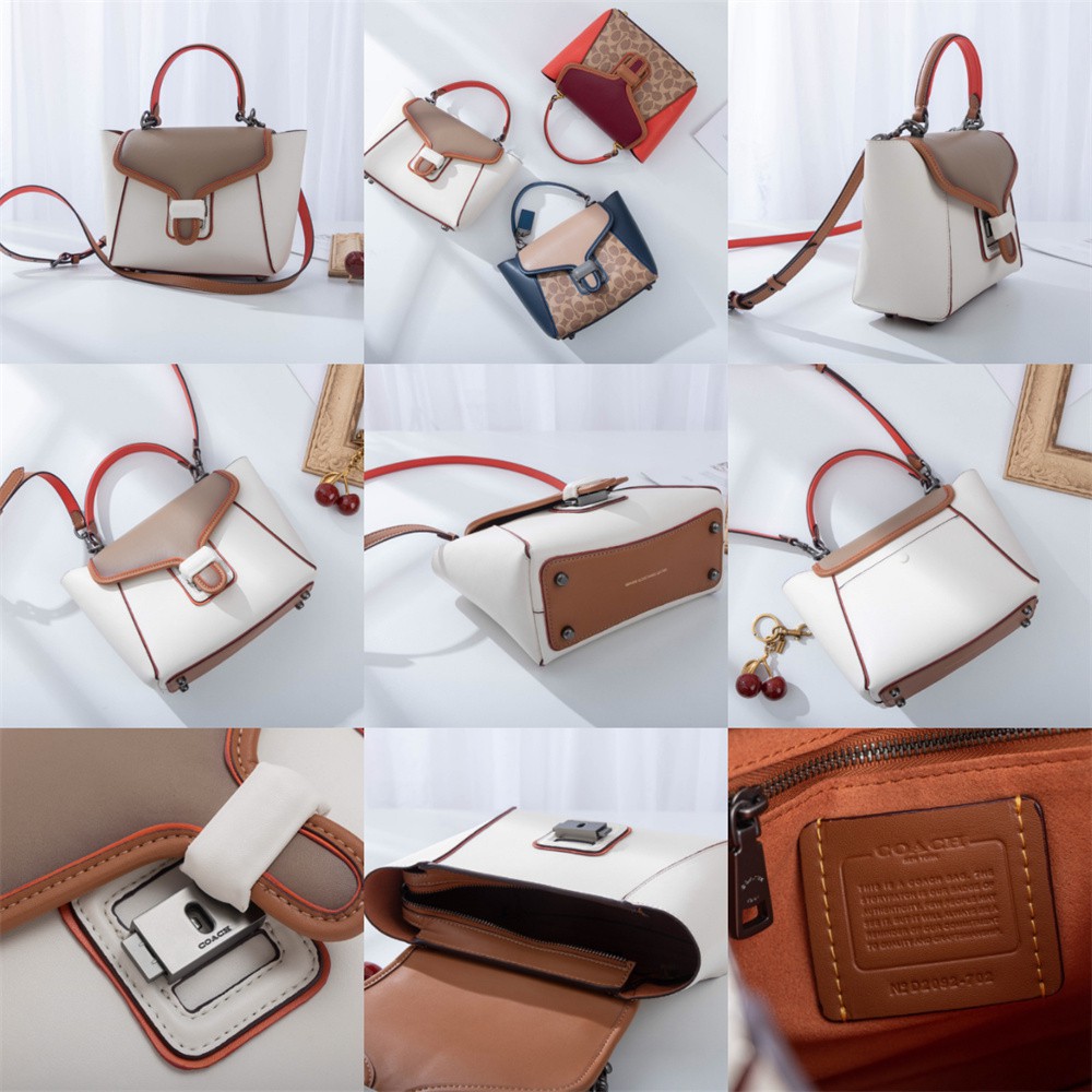 COACH COURIER CARRYALL 23 IN COLORBLOCK SIGNATURE CANVAS พร้อมส่ง 7 แบบ พร้อมส่ง ลุคดูไฮสุดๆค่ะ! กระเป๋าสะพายหนังหรูหราและคลาสสิค หนังแท้ชั้นดีที่สุด น้ำหนักเบา หนังสวยมากก สัมผัสแล้วหลงรักแน่นอนจ้าา😘