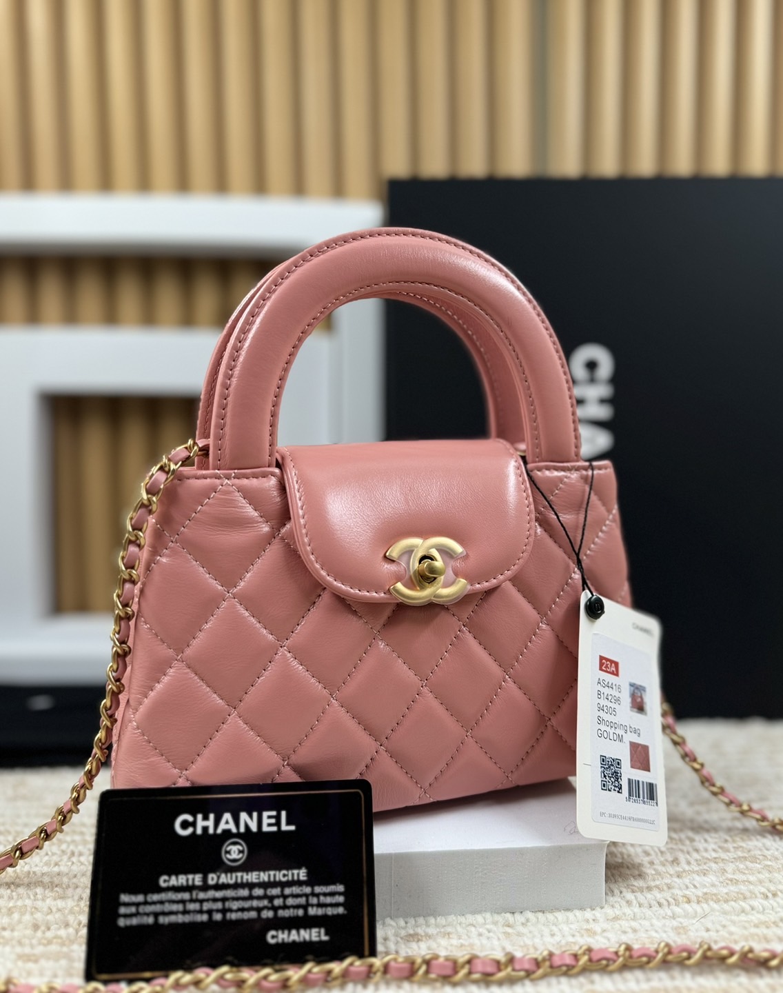 Chanel mini kelly flap bag เกรดออริ สลับแท้ 1:1 ใช้งานต่างประเทศได้