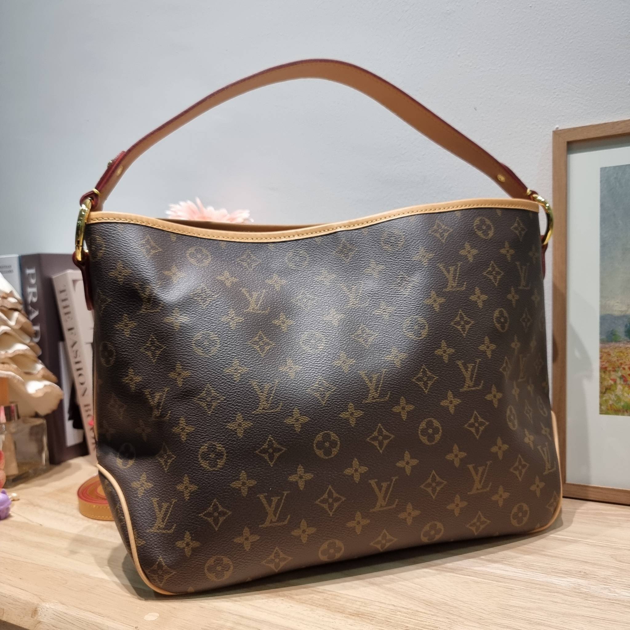 LV delightful bag / LV CARRYALL Monogram Canvas / LV Shopping Bag กระเป๋าทรงโท้ทใบใหญ่ ขนาดจุได้แบบล้นๆ สมใจใครที่มองหากระเป๋าใบโปรด