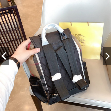 BURBERRY Rucksack Military Backpack / BURBERRY FRAGRANCES VINTAGE 2WAYS RUCKSACK BACKPACK / BURBERRY BACKPACK กระเป๋าเป้ ลาย Vintage Signature สวยคลาสสิค ภายในโล่งกว้างและช่องใส่มือถือสามารถใส่มือถือกระเป๋าสตางค์ของใช้ได้เยอะ หูจับหนัง เป็นเป้ก็ดูดีไอเท็ม