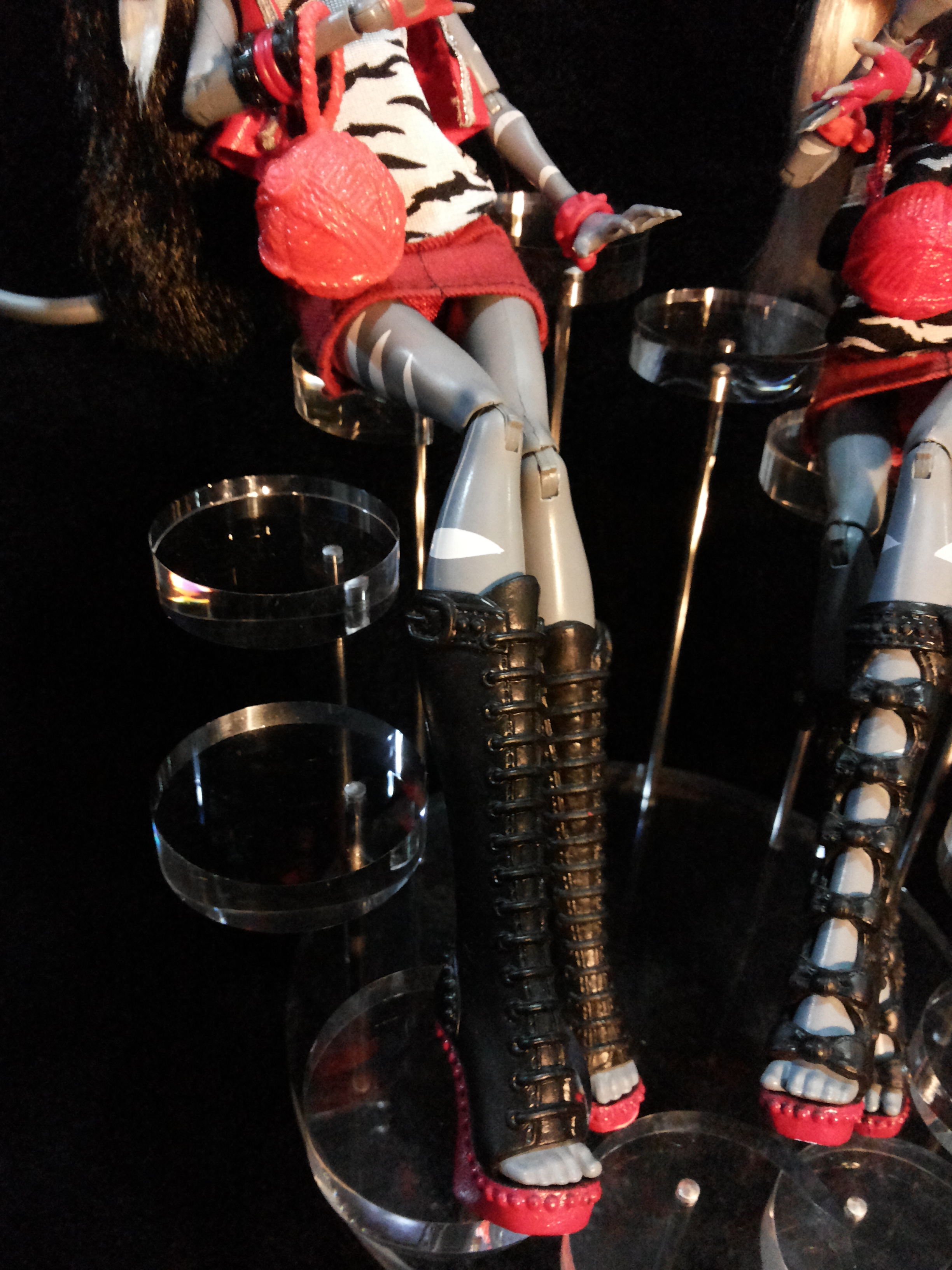 Monster High 1st Wave_Meowlody and Pursephone ตุ๊กตามอนสเตอร์ไฮแท้มือสองสภาพดีมาก