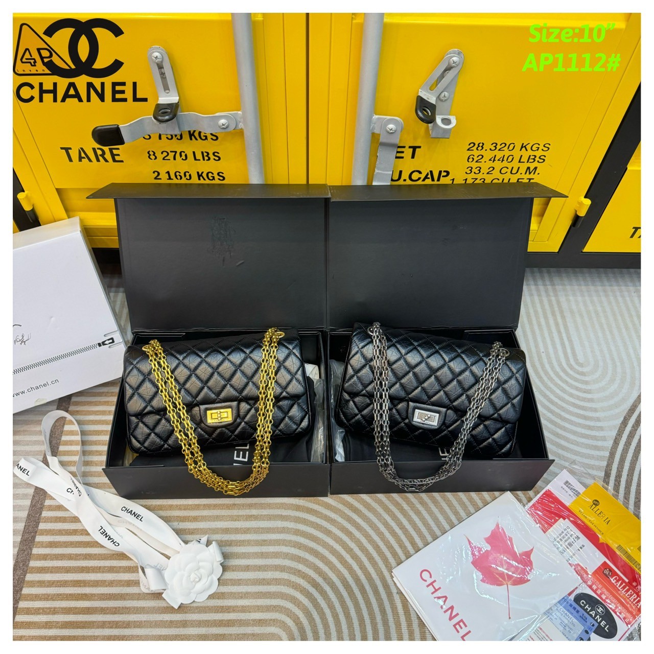 Chanel 2.55 Handbag กระเป๋าสะพายสุดคลาสสิกวินเทจ ดีไซส์หนังยับหรูหราชวนสะสม สุดยอดเดอะเบสท์ไอเท็ม พร้อมเสิร์ฟครบชุด สุดคุ้ม