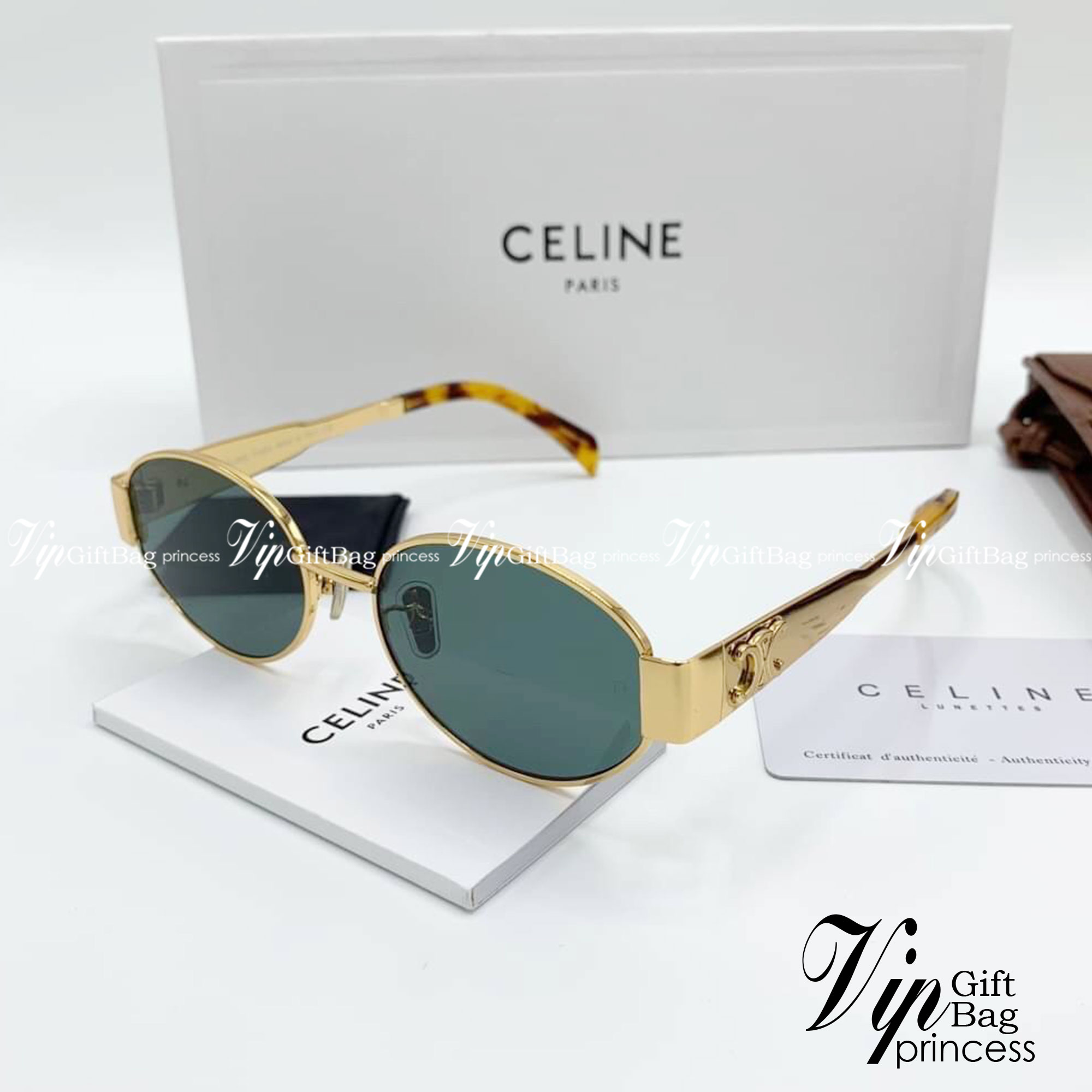 CELINE SUNGLASSES แว่นตากันแดดซีลีน เกรดออริจินอล 1:1 งานสวยสุด คุณภาพดี Hi-quality กันแดดเต็มประสิทธิภาพ UV protection ภาพถ่ายจากสินค้าจริง