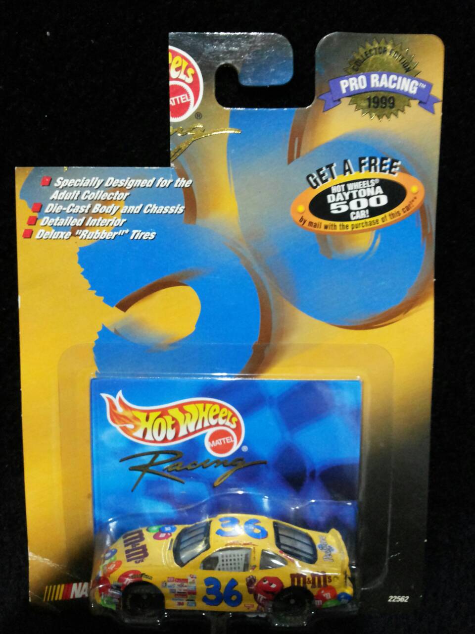 รถเหล็ก Nascar HOT WHEELS Pro Racing 1999 - M&M #36 Pontiac Grand Prix