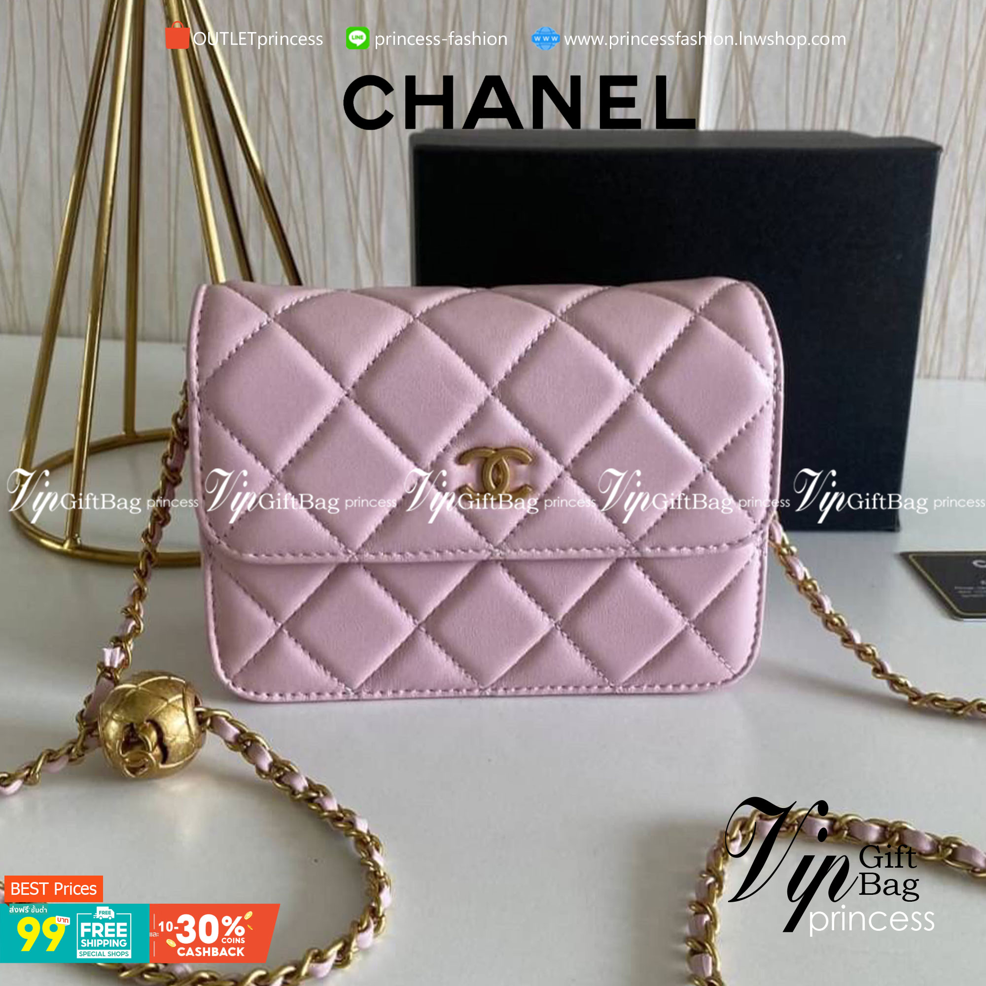 VIP GIFT 】หนังแกะแท้ CHANEL lambskin small shoulder bag with chain เรียบหรู ดูดี ดีไซน์สุดคลาสสิค ใช้ออกงานได้เลย มีสายโซ่อะไหล่ทองรมควันอย่างลงตัว ไอเท็มแนะนำพร้อมส่งที่ไทยราคาสุดคุ้มห้ามพลาดค่ะ!