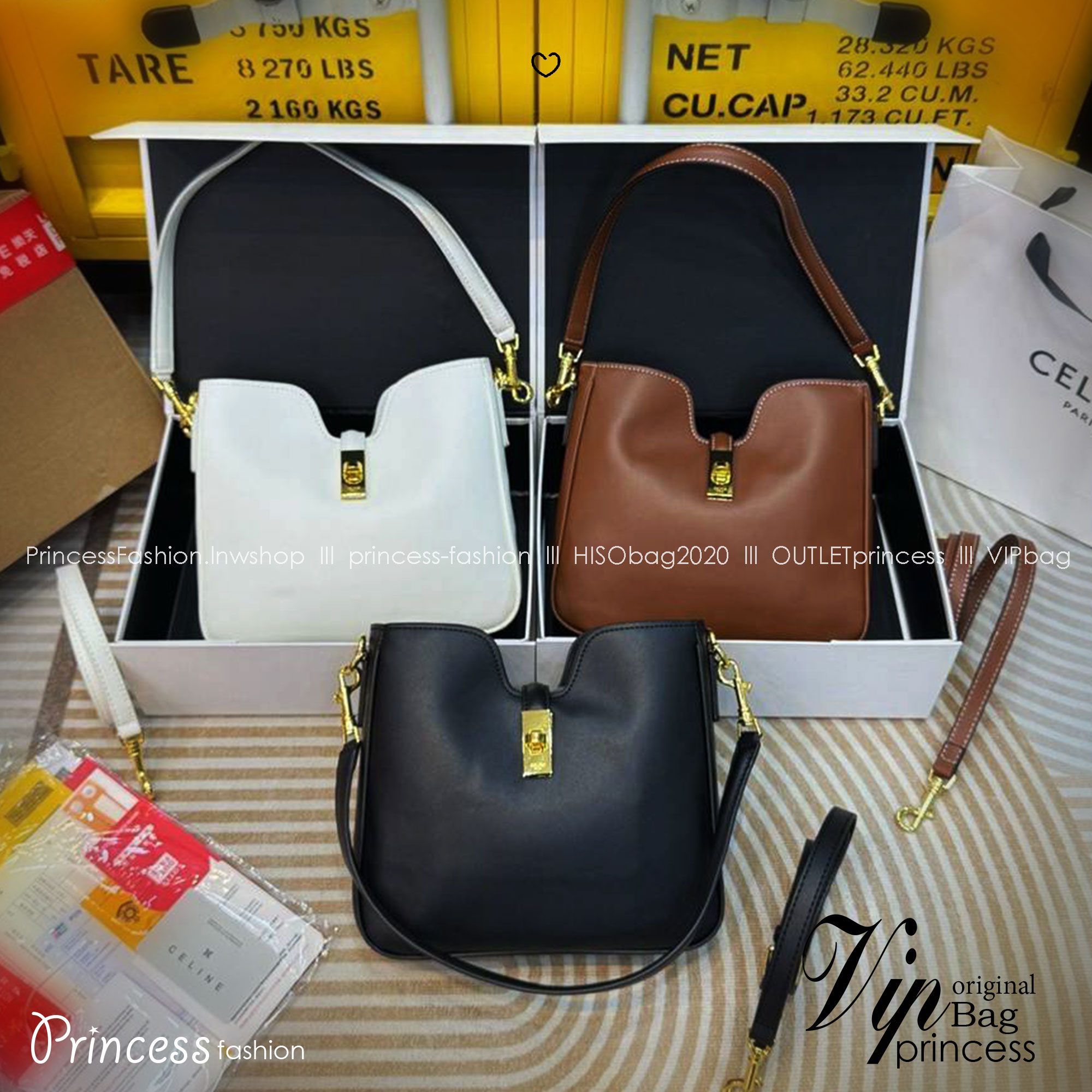 CELINE SMALL CAMILLE 16 SOFT BAG IN SMOOTH LEATHER กระเป๋าทรงโฮโบที่ตัวแม่ตัวมัมใช้กันเยอะสุดๆ ด้วยรูปทรงยอดนิยม สะดวกใช้ด้วยอะไหล่บิดล็อค สีทองสวยโดดเด่น