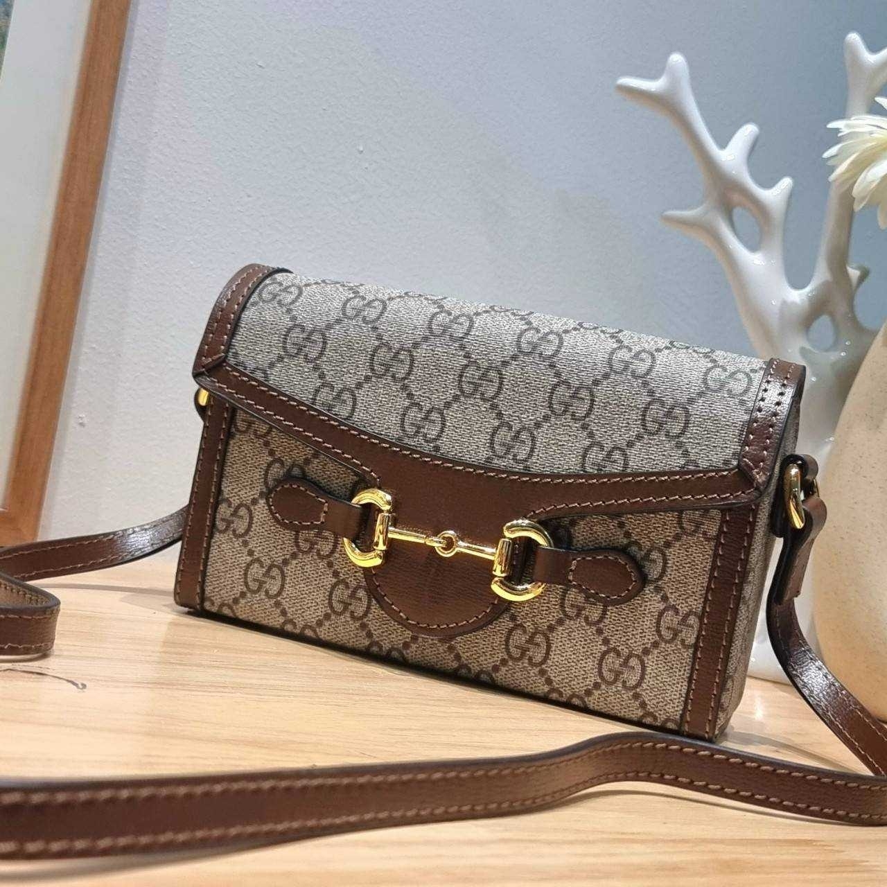 Gucci Horsebit 1955 mini bag / Gucci crossbody horizon mini bag กระเป๋าสะพายข้างขนาดกำลังดี สวยอยู่ทรง แฝงความหรู