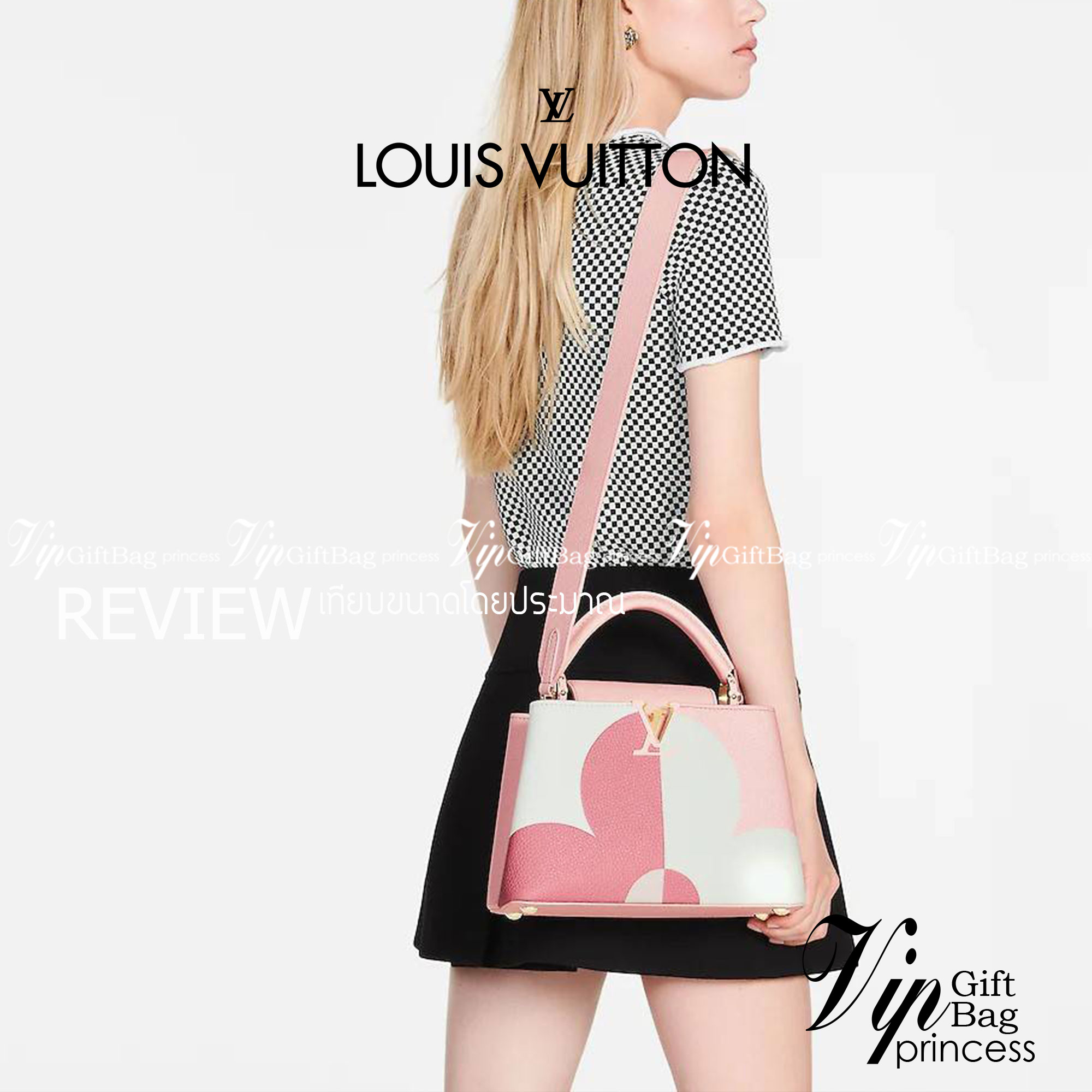 LV capucines top handle ที่สุดของความสวยในราคาเบาๆ กระเป๋าถือสุดหรู ดีไซน์ทรงคลาสสิค พร้อมลวดลายหรูหรา มาพร้อมหูจับในตัว ด้วยรูปทรงวินเทจและวัสดุหนังลูกวัว สัมผัสดี ขับผิว ทำให้ไอเท็มนี้สะกดทุกสายตาจริงๆ และยังมีลูกเล่นที่ฝาปิดกระเป๋า ที่สามารถปิด หรือสอด