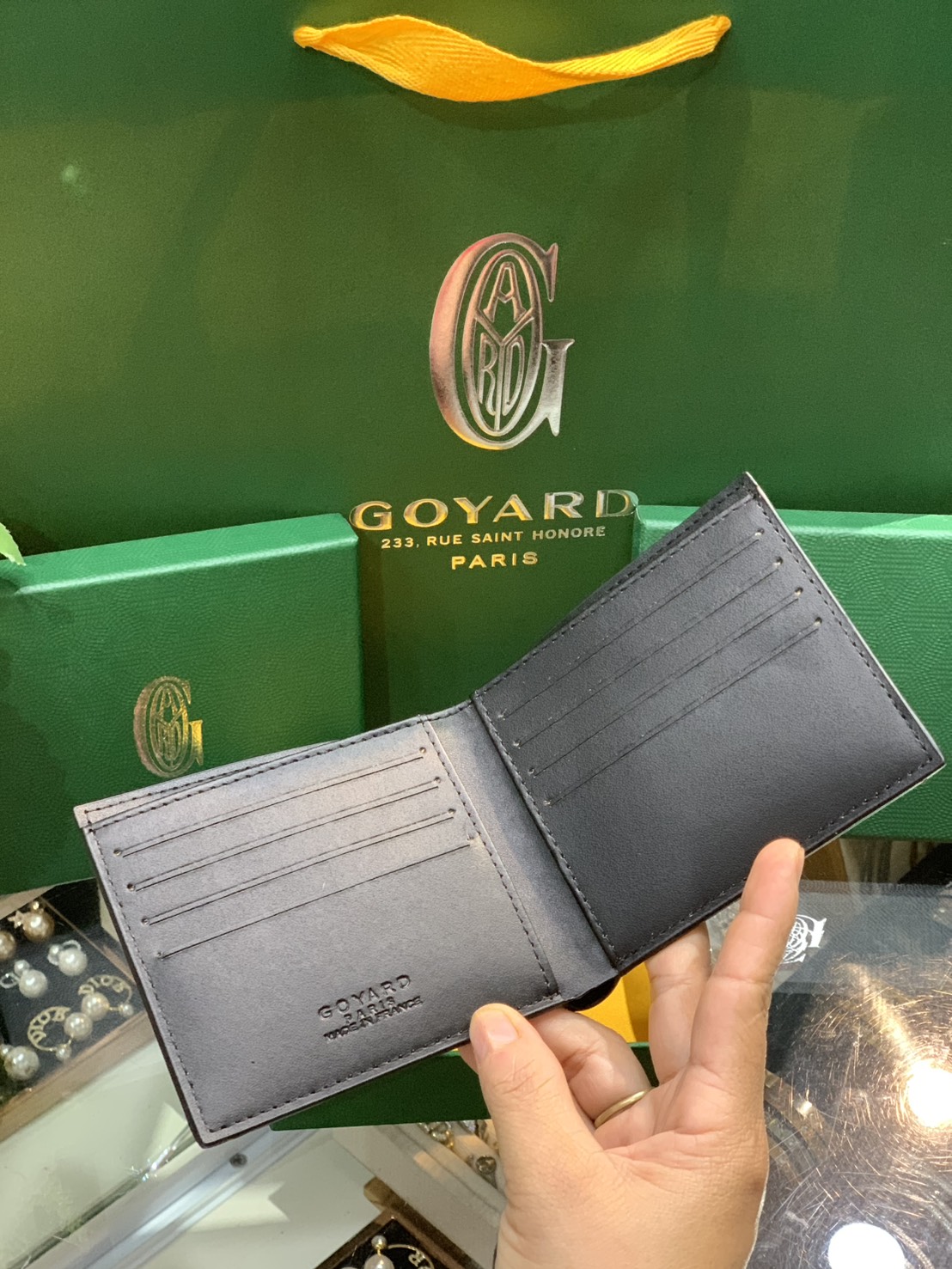 ORI หนังแท้ | Goyard Victoire Wallet / Goyard Short Men Wallet กระเป๋าสตางค์โกยาร์ เรียบหรู มีฟังก์ชันและสไตล์ให้เลือกด้วยช่องใส่บัตรหลายช่อง