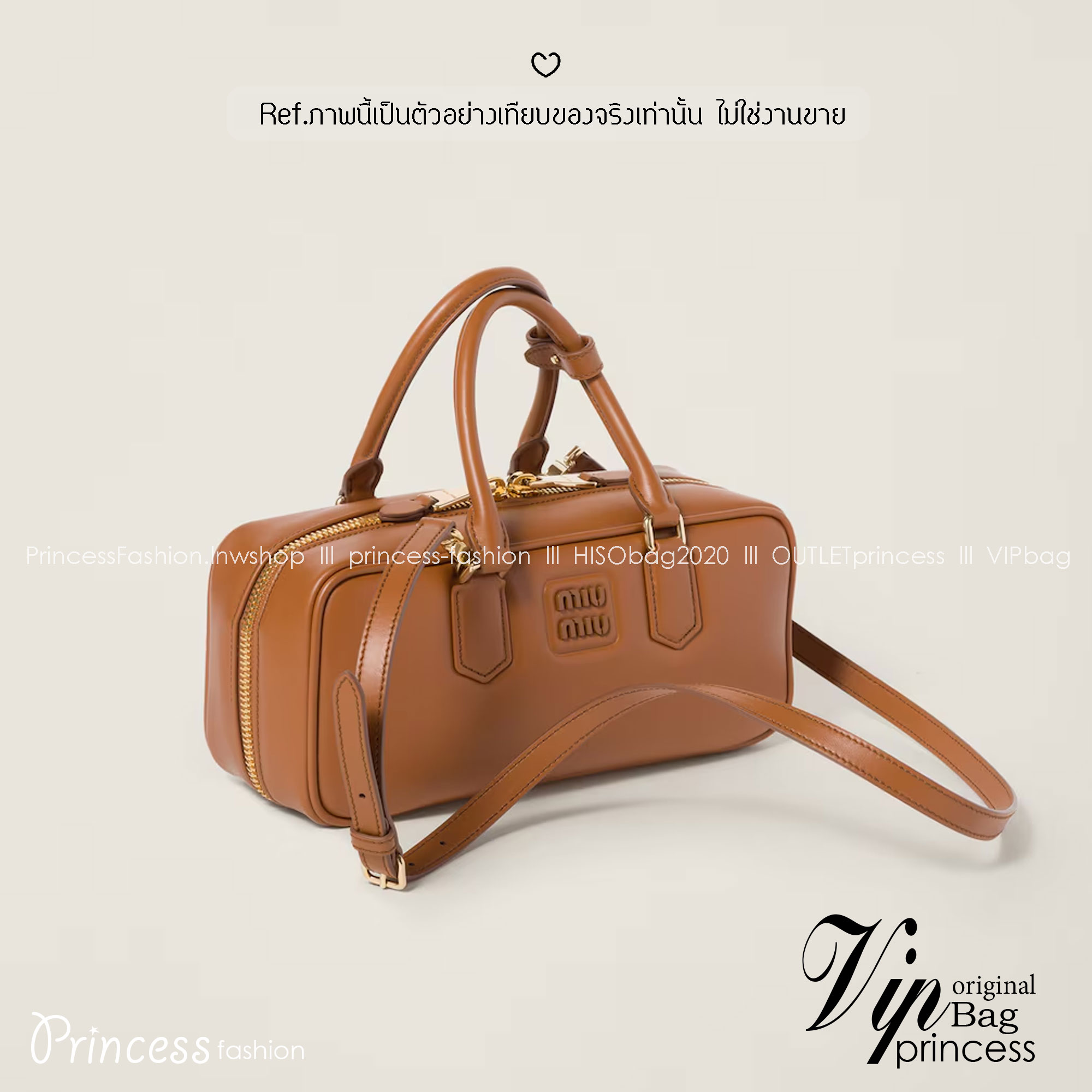 ORI หนังแท้ | MIU MIU Arcadie leather bag Large 27cm กระเป๋าสะพายทรงโฮโบใบใหญ่ ลุคลูกคุณหรูหราน่ารักๆเก๋ๆ สวยดูแพง หูจับในตัวง่ายและสะดวกพกพา มาพร้อมสายสะพายข้างภายในโล่งกว้างมาก