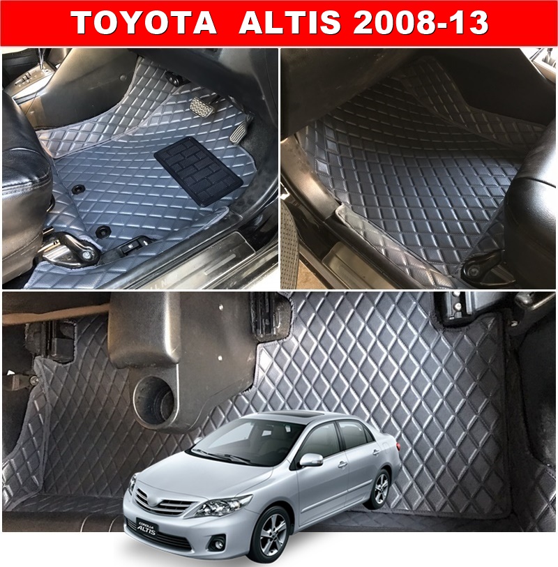 พรมปูพื้นรถยนต์ TOYOTA ALTIS 2008-13 ลายDIAMOND ยางปูพื้นรถยนต์EVA เต็มคัน