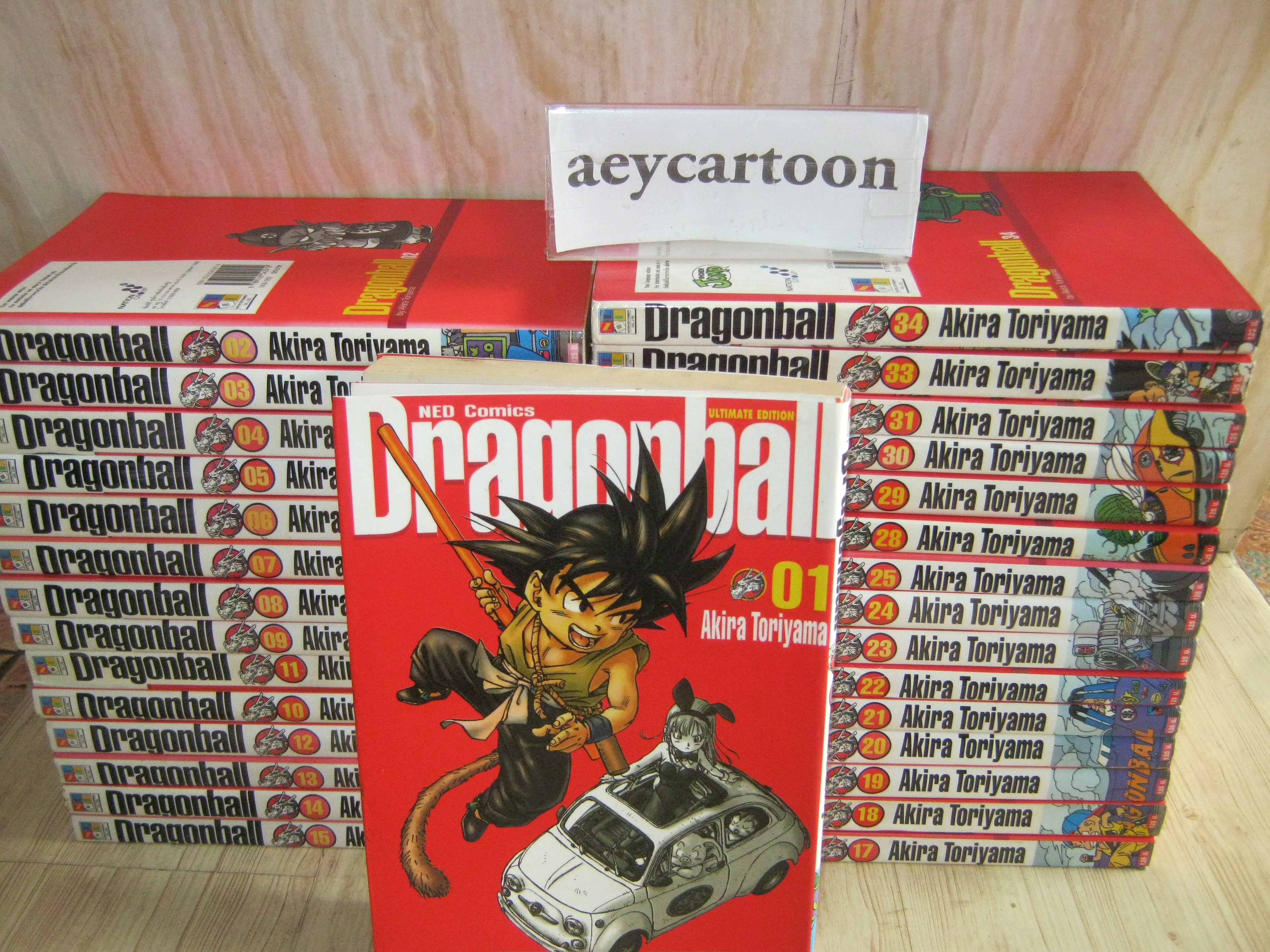 DRAGONBALL BIG BOOK ชุด เล่ม 1-34 (34 เล่มจบ) ขาดเล่ม 16,26,27 (สภาพสะสม)***สินค้าหมด***
