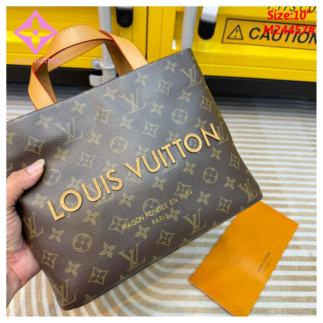 LV Shopper Tote bag Monogram pattern กระเป๋าสะพายทรงโท้ท shopper มี 3 ขนาด สวยคลาสสิค พกพาสะดวก ใช้งานง่ายสุดๆ