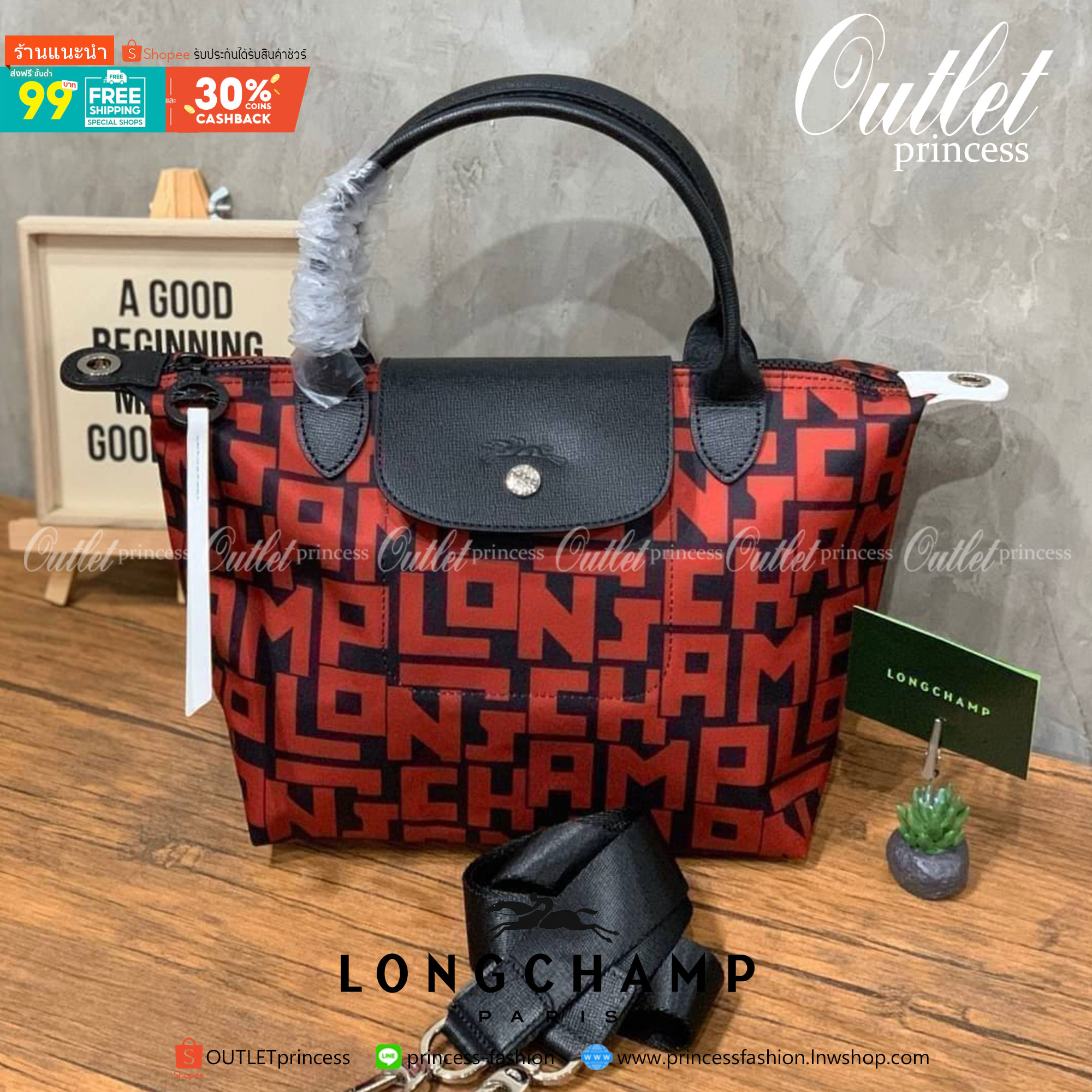 ของแท้ 💯% Longchamp LE PLIAGE LGP TOP HANDLE BAG S พบกับคอลเลคชั่นใหม่ล่าสุด มีดีไซน์ที่เรียบหรูและคลาสสิก แฝงด้วยลูกเล่นแบบเฟมินีน