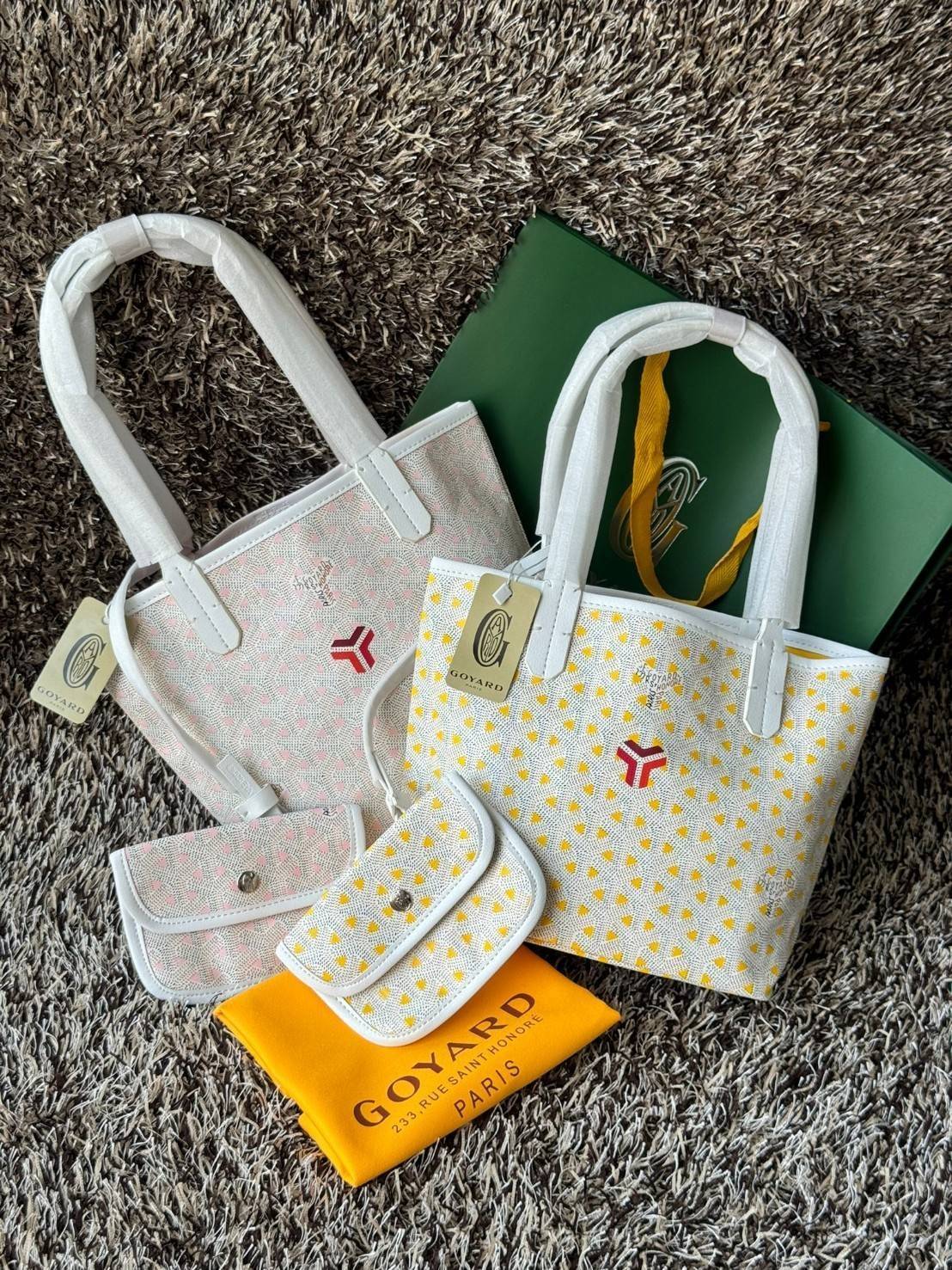 พร้อมส่ง 4 สี Goyard claire voie Mini Tote Bag กระเป๋าทรงโท้ทมินิ เกรดออริ สลับแท้ 1:1 ใช้ต่างประเทศได้ ภาพถ่ายจากงานขายจริง