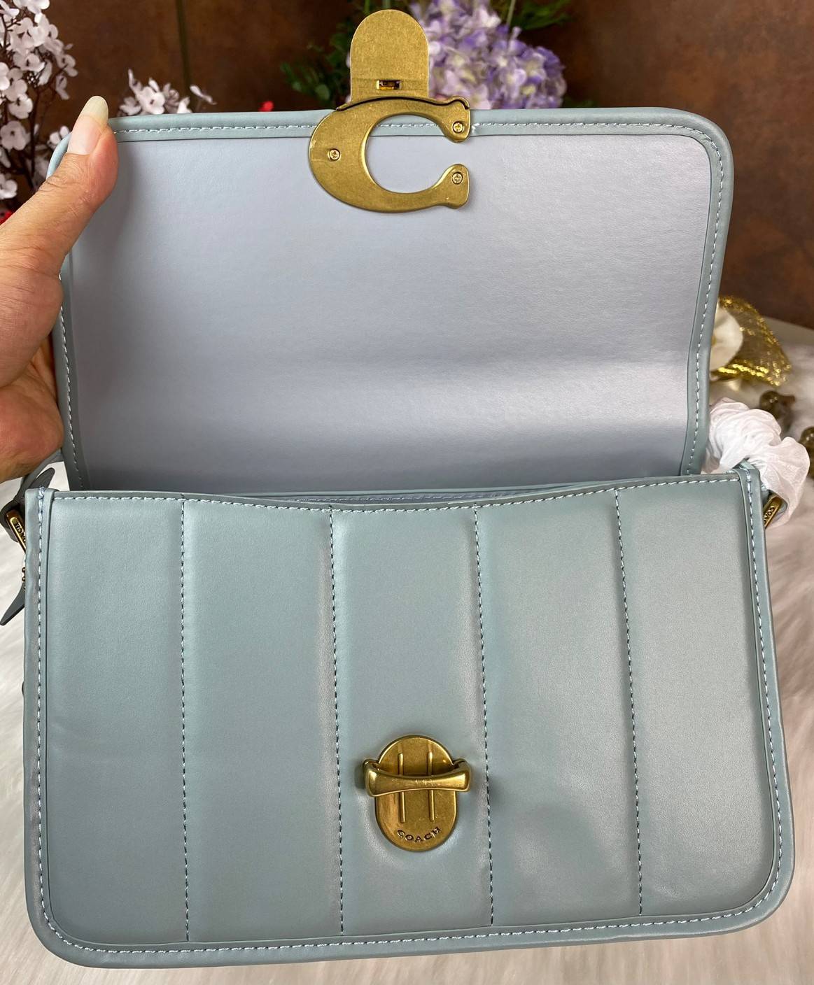 Coach Studio Shoulder Bag With Quilting c7725 พร้อมส่งที่ไทย