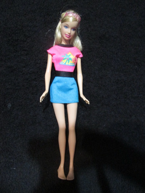 BARBIE LOVES DISNEY MINNIE MOUSE GIFTSET 2012 ตุ๊กตาบาร์บี้แท้มือสองสภาพดี