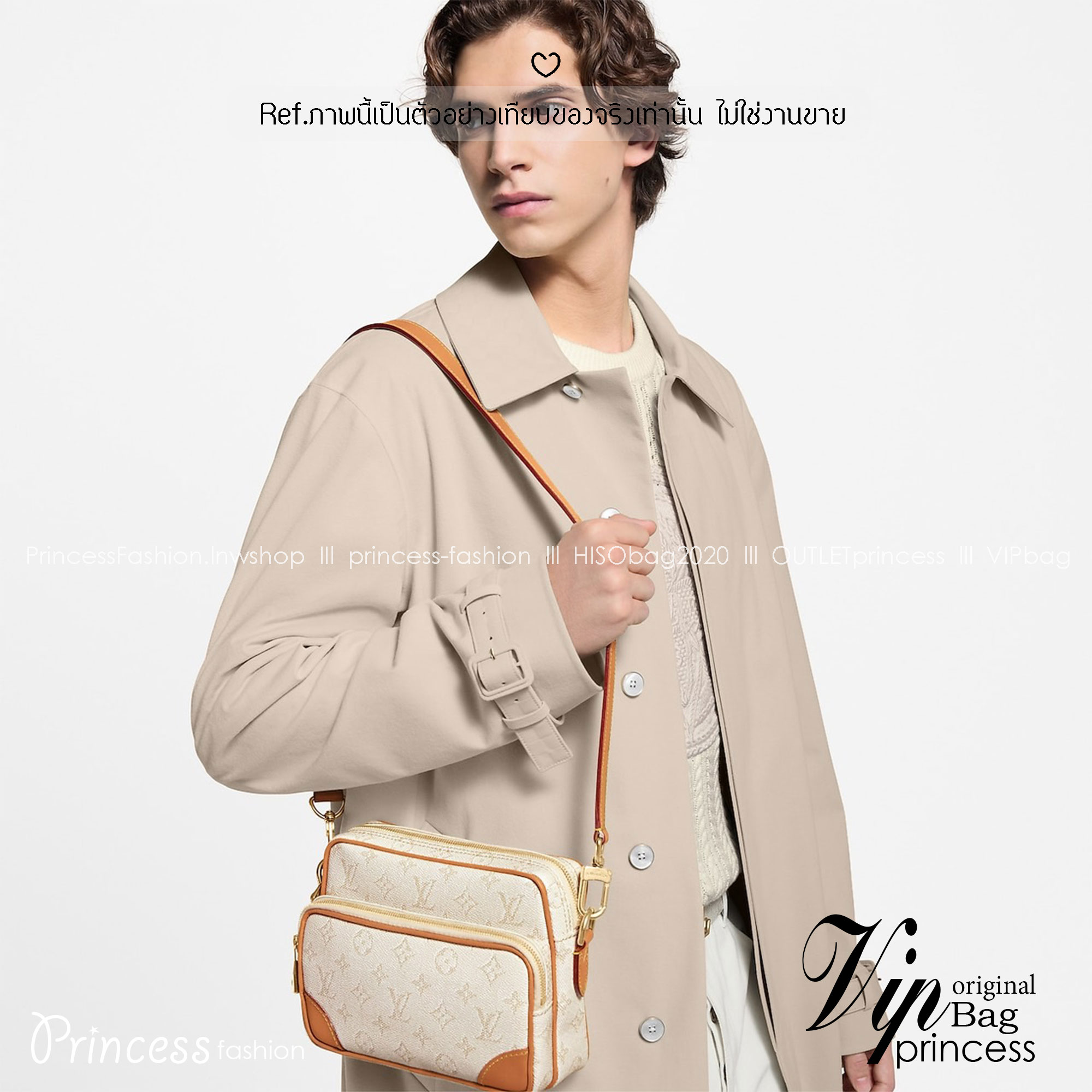 ORI หนังแท้ | LV Nil Messenger Bag / Nil D16 / Nil G71 กระเป๋าสะพายทรงแมสเซ็นเจอร์ พร้อมพอคเก็ตซิปหน้า และหูจับถอดได้ ถือเป็นคลัทเท่ๆ ได้เลย มาพร้อมรองบ่า/สายสะพายถอดได้ สะดวกใช้งาน