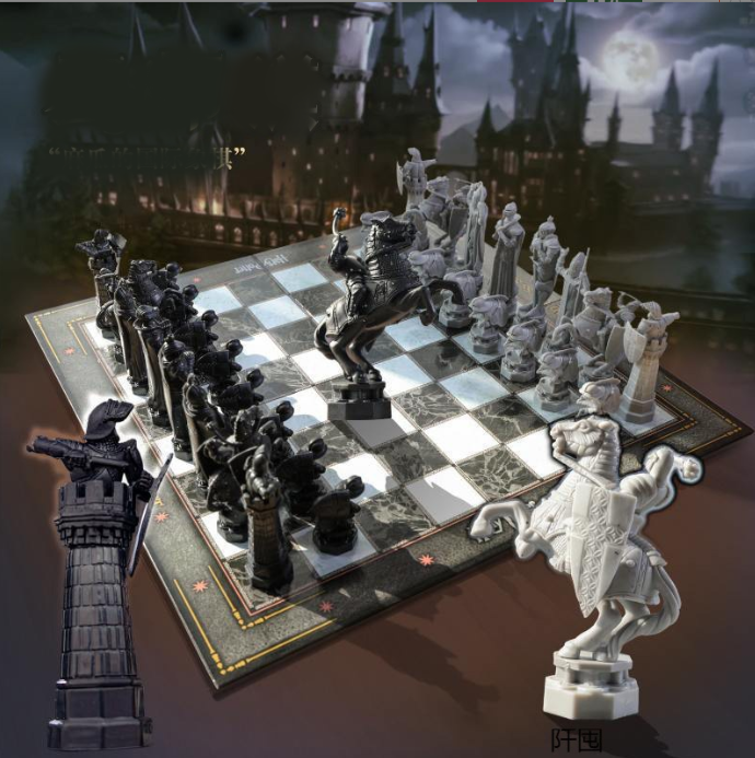 ชุดหมากรุกสากลพ่อมดแฮรี่พอตเตอร์ (Wizard Chess Harry Potter)