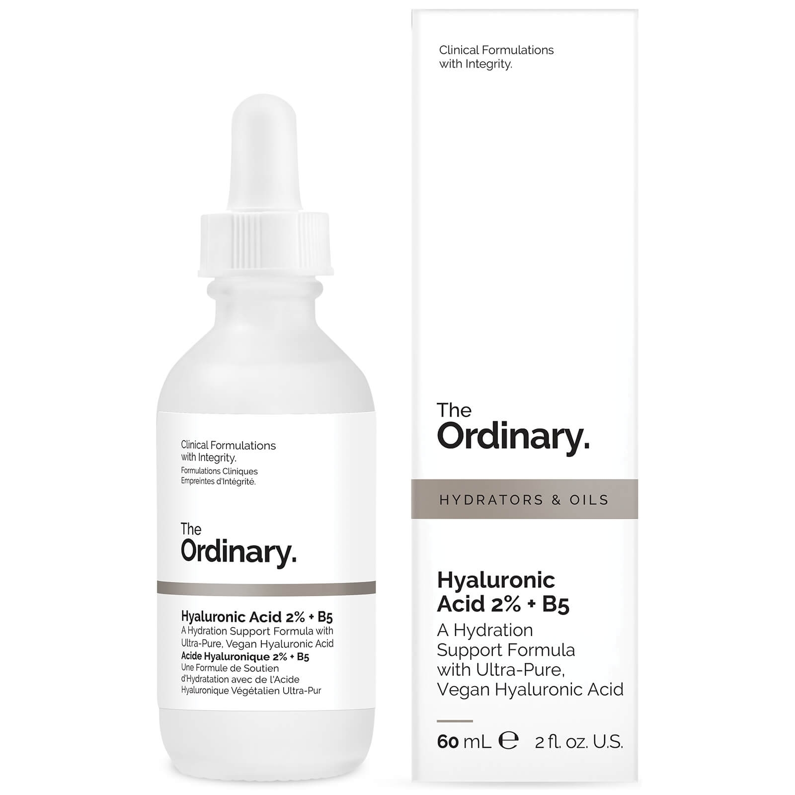 ส่งฟรีลงทะเบียนมีพร้อมส่งค่ะ The Ordinary Hyaluronic Acid 2% + B5 60 ml