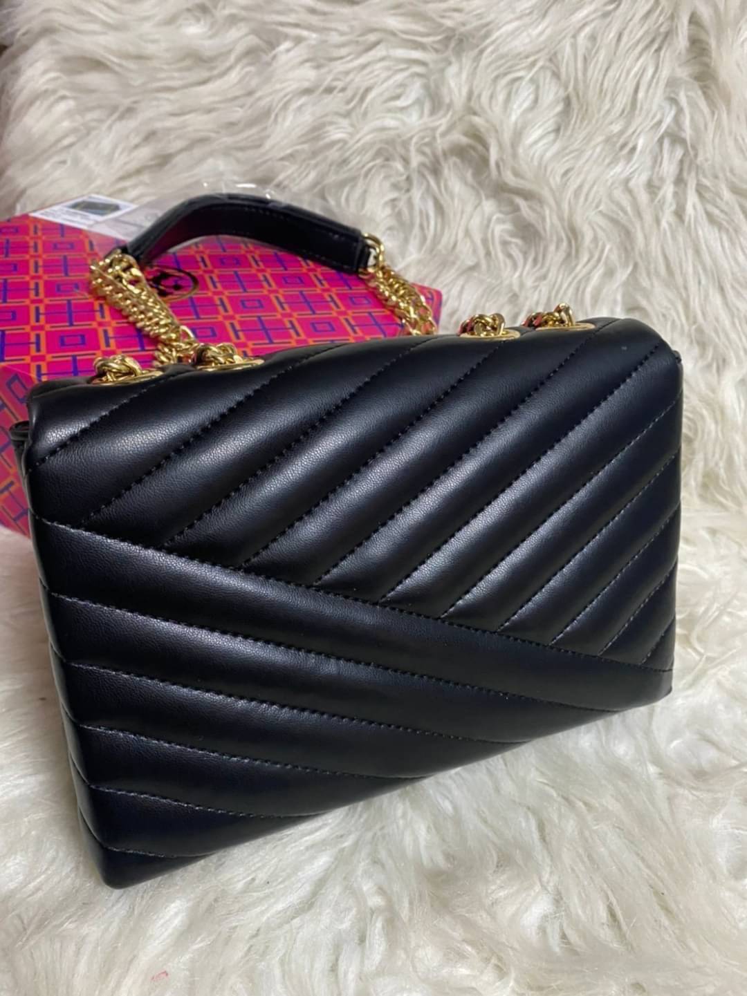 Tory Burch Kira Chevron Convertible Shoulder Bag