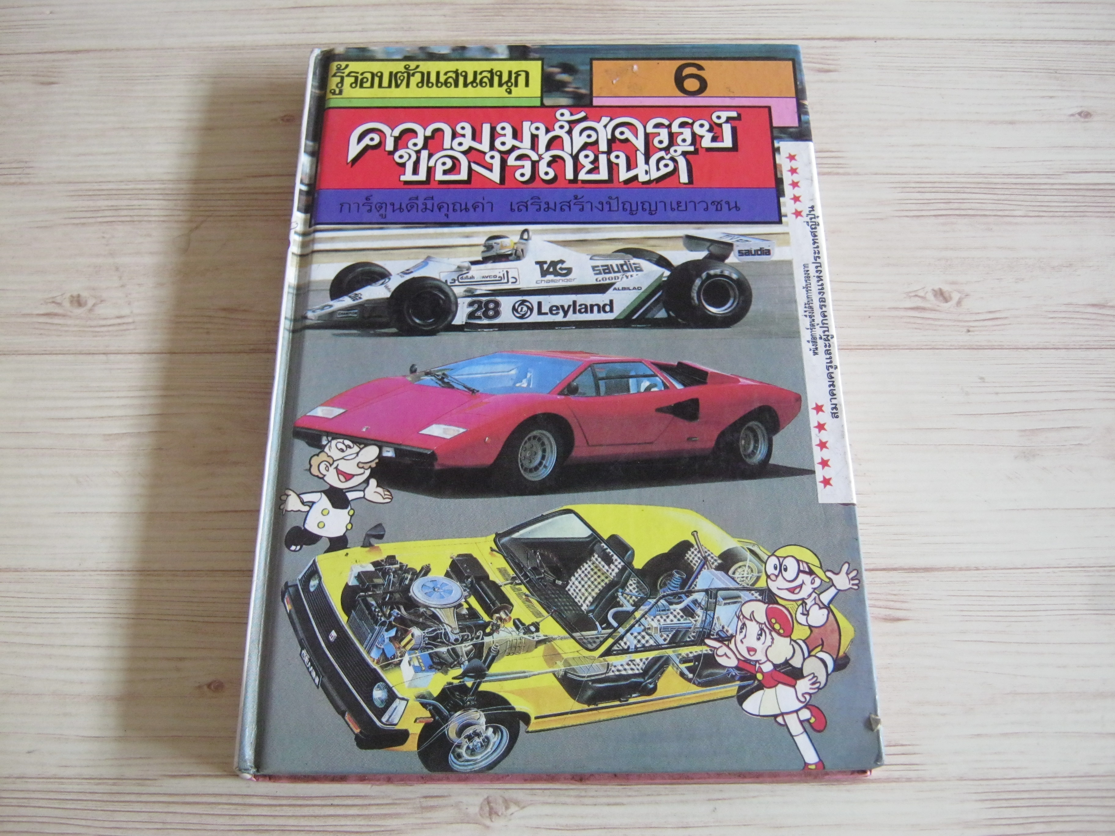 รู้รอบตัวแสนสนุก เล่ม 6 ความมหัศจรรย์ของรถยนต์ (Wonder of Automobiles) โตโยฮิโกะ โอะอิชิ เรียบเรียง ทะคะฮะรุ คุสุโนะคิ ภาพ พฤฒิ บุญเกษมสันติ แปล***สินค้าหมด***