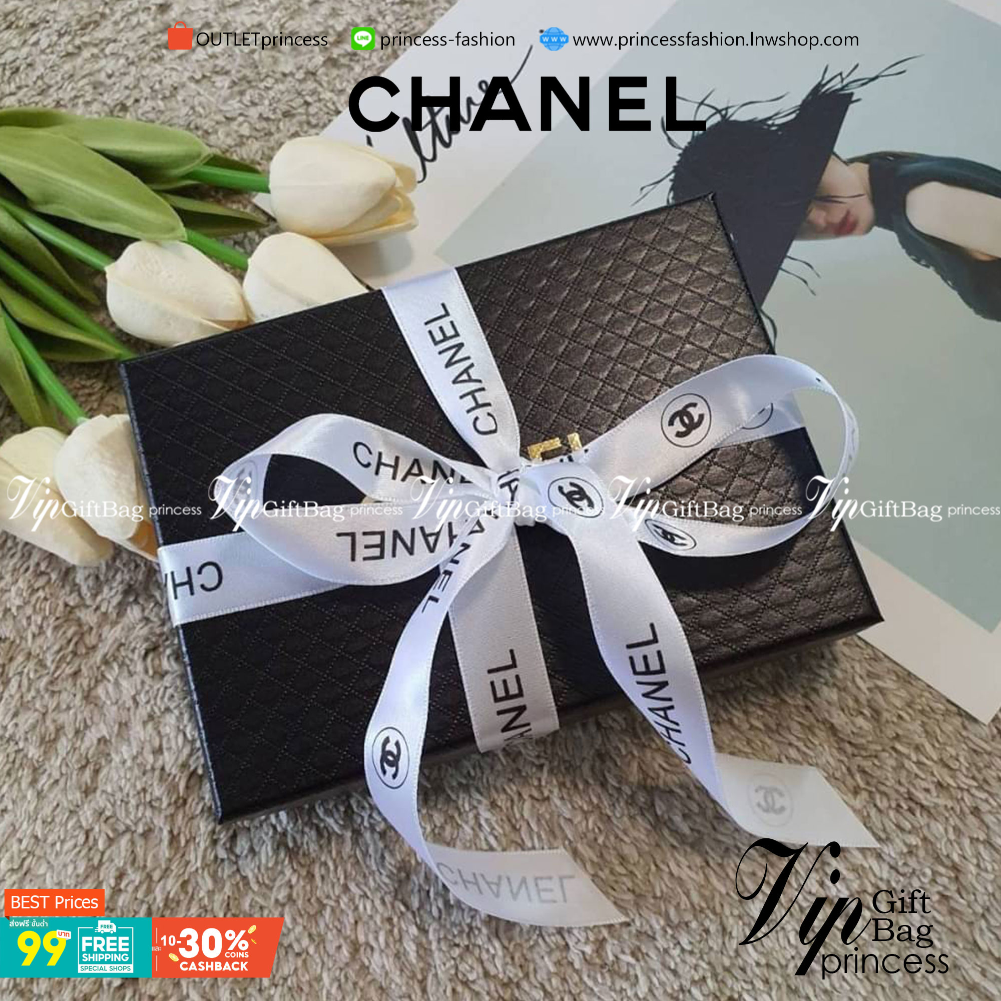 CHANEL zip short wallet มาพร้อม GIFT BOX สุดหรู! ครบชุดเซ็ตของขวัญ♡♡ กับ กระเป๋าสตางค์ใบสั้น แนะนำรุ่นนี้คะ งานพรีเมี่ยมกิ้ฟท์จากเค้าเตอร์ต่างประเทศ **ทรงน่ารักกก หนังเรียบ จากแบรนด์ CHANEL (GWP) ด้านหน้ามีโลโก้แบรนด์ CC สีทองหรู **อะไหล่สีท