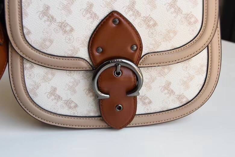 COACH 0745 Printed coated canvas and glovetanned leather