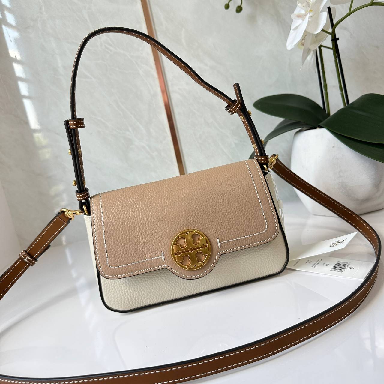 MINI พร้อมส่ง 2 สี TORY BURCH FELIX MINI CROSSBODY BAG กระเป๋าสะพาย เกรดท็อปออริ เกรดดีสุด สลับแท้ 1:1