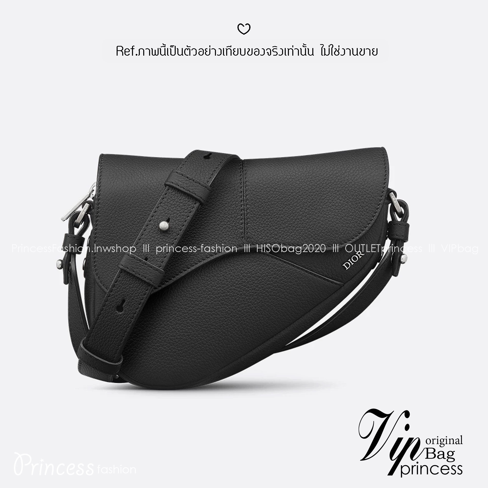 ORI หนังแท้ | DIOR Mini Saddle Bag Icons Leather black กระเป๋าสะพาย คาดอก เปิดตัวครั้งแรกในงานแฟชั่นโชว์ Summer 2025 ดีไซน์สุดไอคอนิกมาตีความใหม่ด้วยรูปทรงที่ทันสมัย