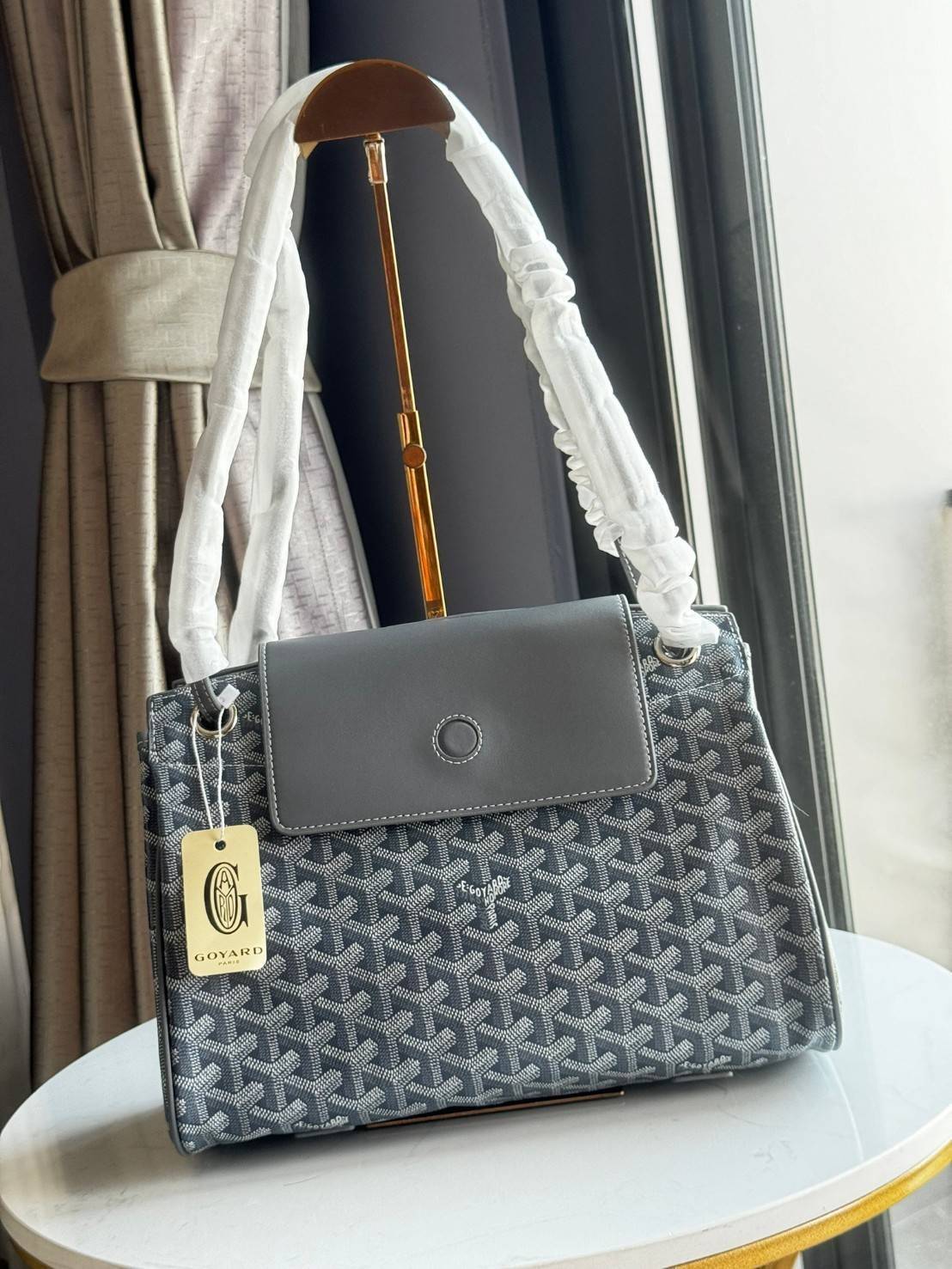 พร้อมส่ง 8 สี GOYARD Rouette Souple Bag 30cm กระเป๋าสะพายแบรนด์หรูสัญชาติฝรั่งเศส 🧡 เกรดออริจินอล 1:1 สลับแท้ ใช้งานต่างประเทศได้