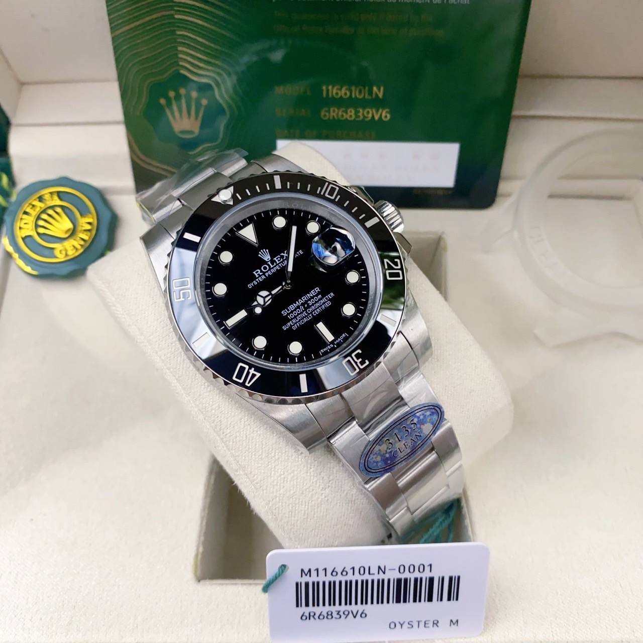 สลับแท้ เกรดเทพ นาฬิกาโรเล็กซ์ ROLEX SUBMARINER -งาน : TOP SWISS 1:1 -Isงงาu (COPY)CLEAN factory -ขนาด: 40 มม.