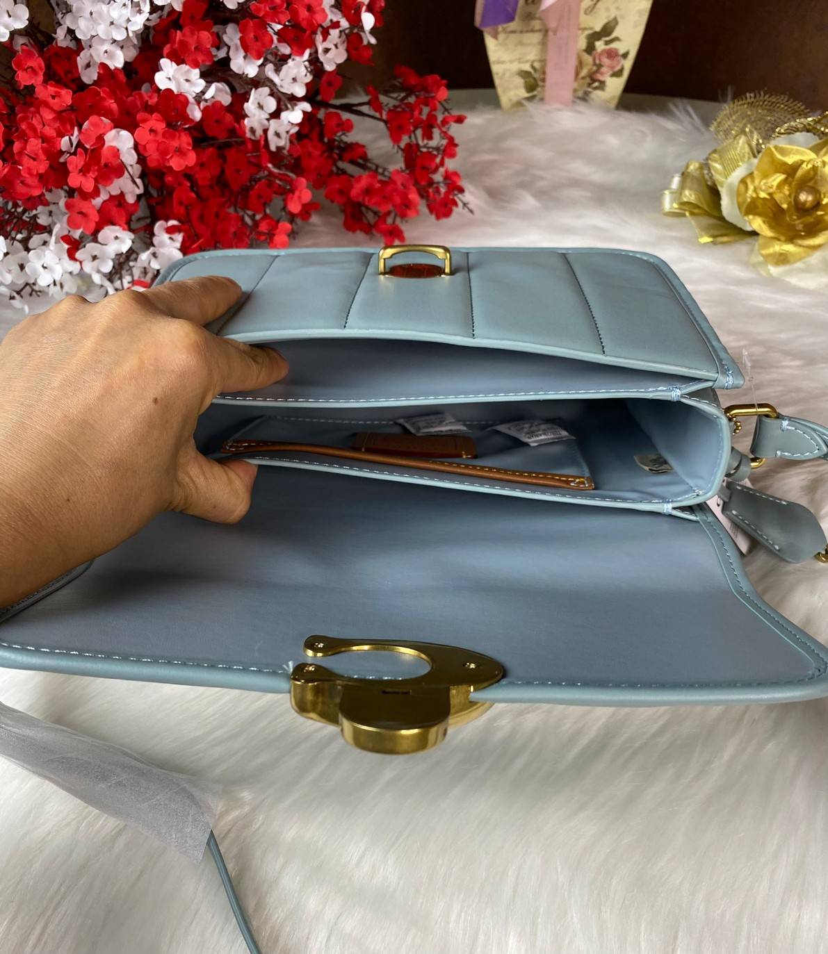 Coach Studio Shoulder Bag With Quilting c7725 พร้อมส่งที่ไทย