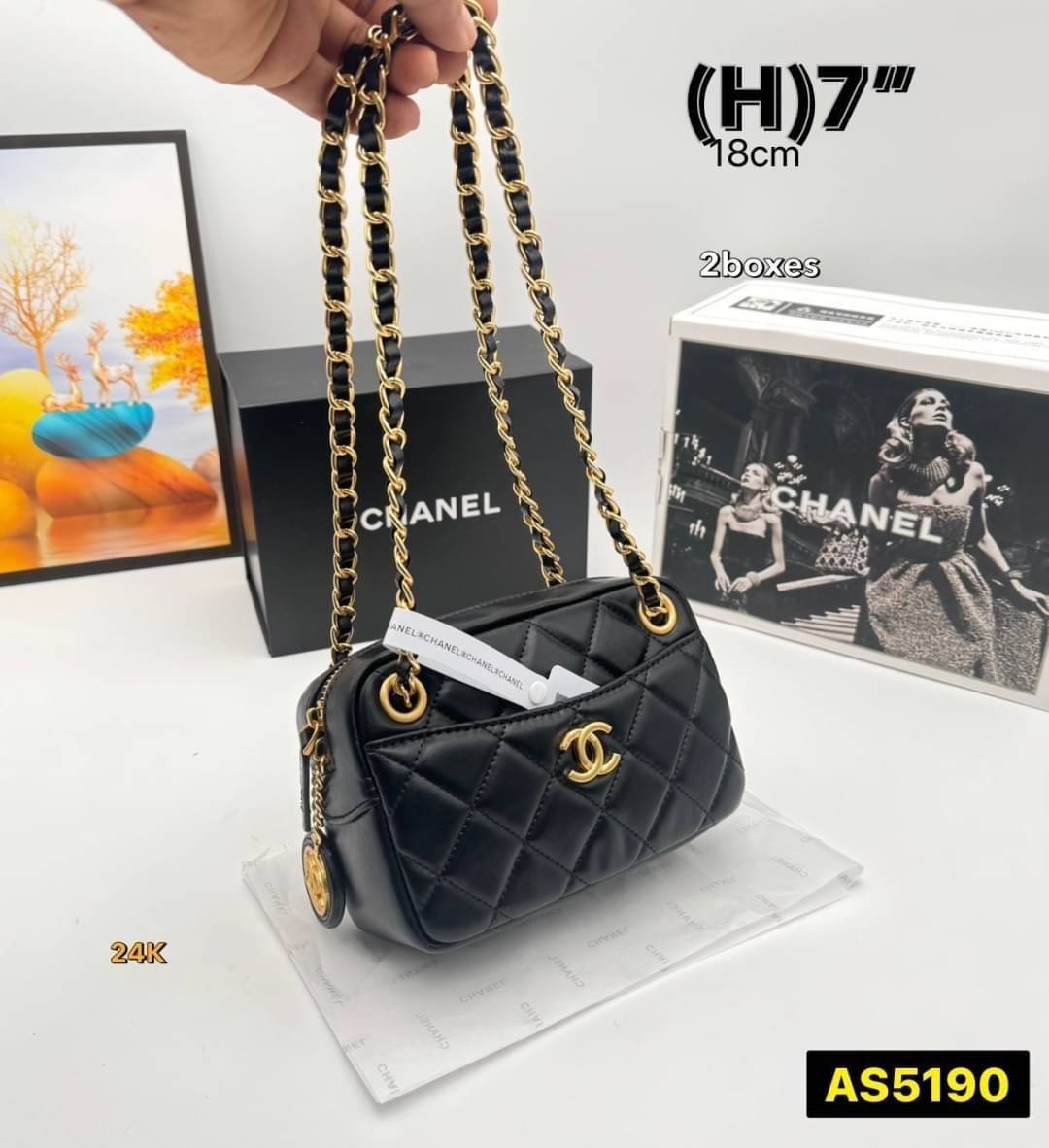 CHANEL 24K Mini Camera Case Bag Fall-Winter 2024/25 กระเป๋าสะพายไซส์มินิ น่ารักน่าใช้ สวยเกินต้านที่สุดกับไอเท็มยอดฮิตที่โดดเด่นเป็นเอกลักษณ์ ที่สาวๆหรือใครๆก็ต้องมีแล้วค่า!!